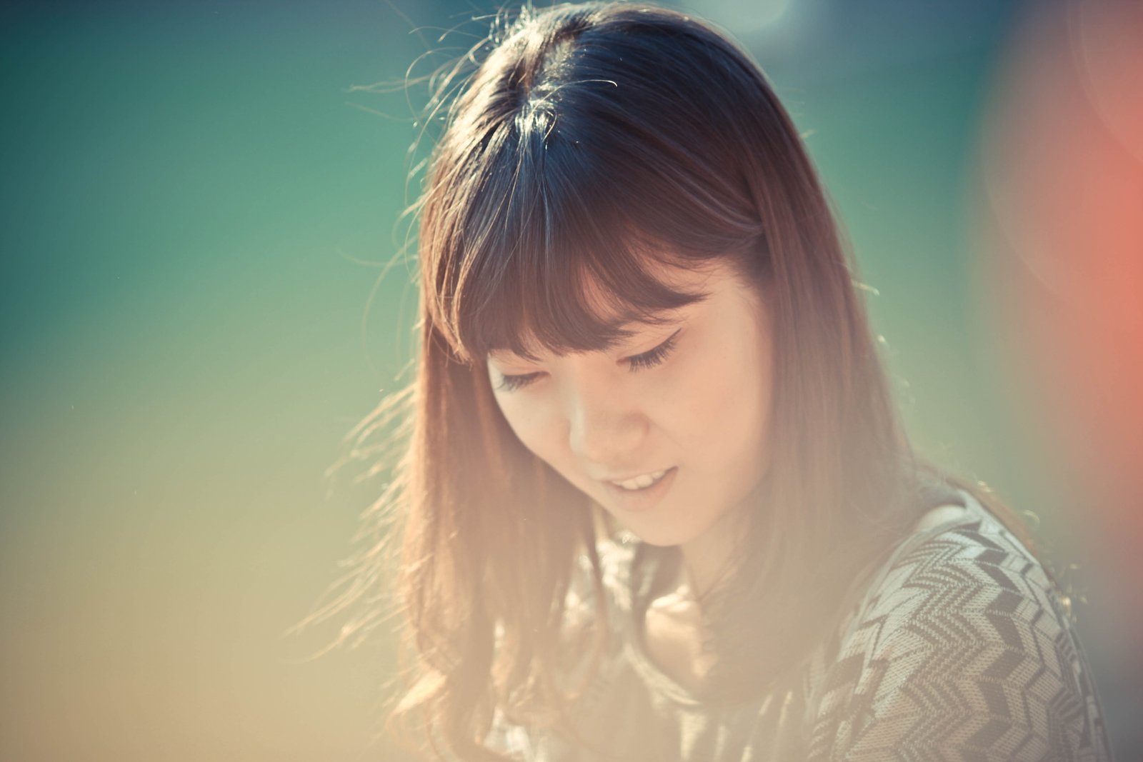 Asian Korean brunette women model headshot one person 2k 4k 5k