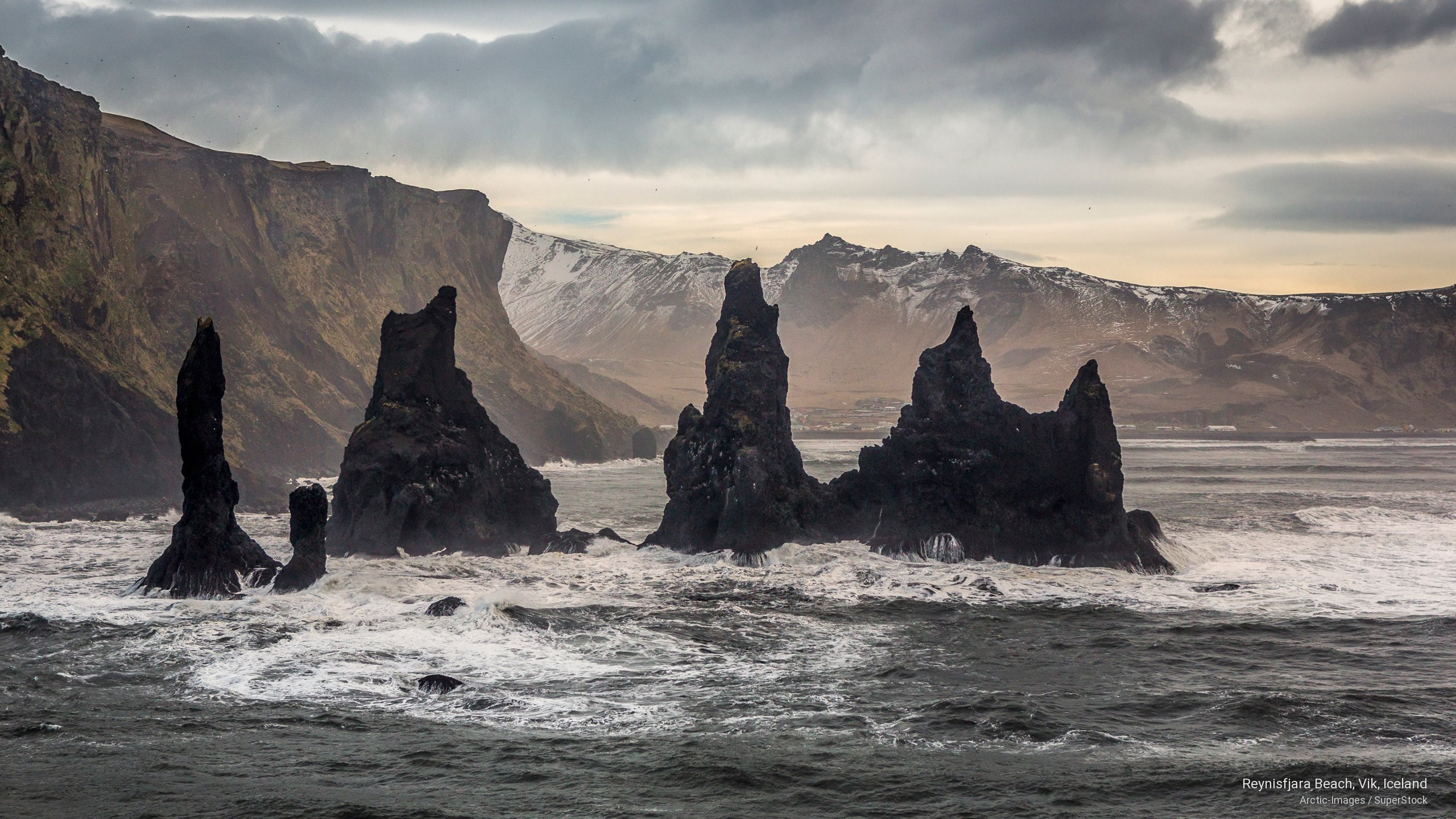 Reynisfjara Beach Vik Iceland Beaches 2k