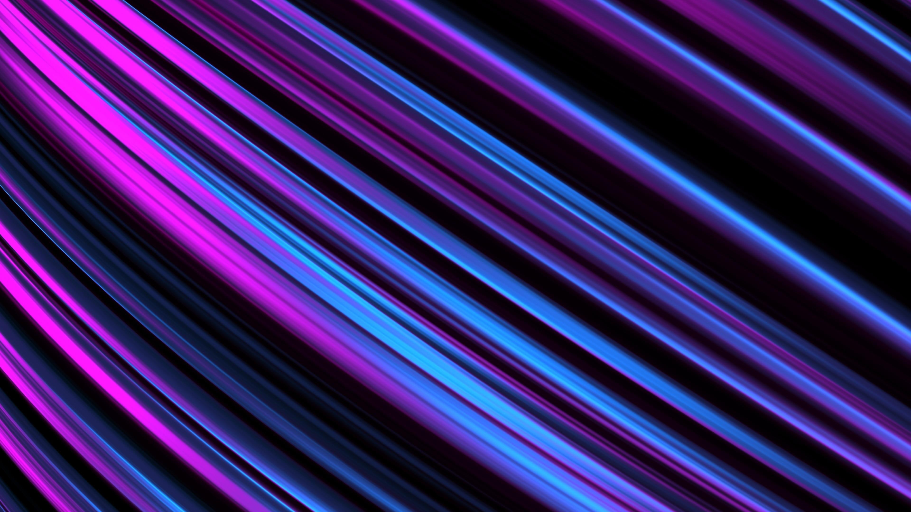 lines stripes abstract obliquely dark shine digital art 2k 4k