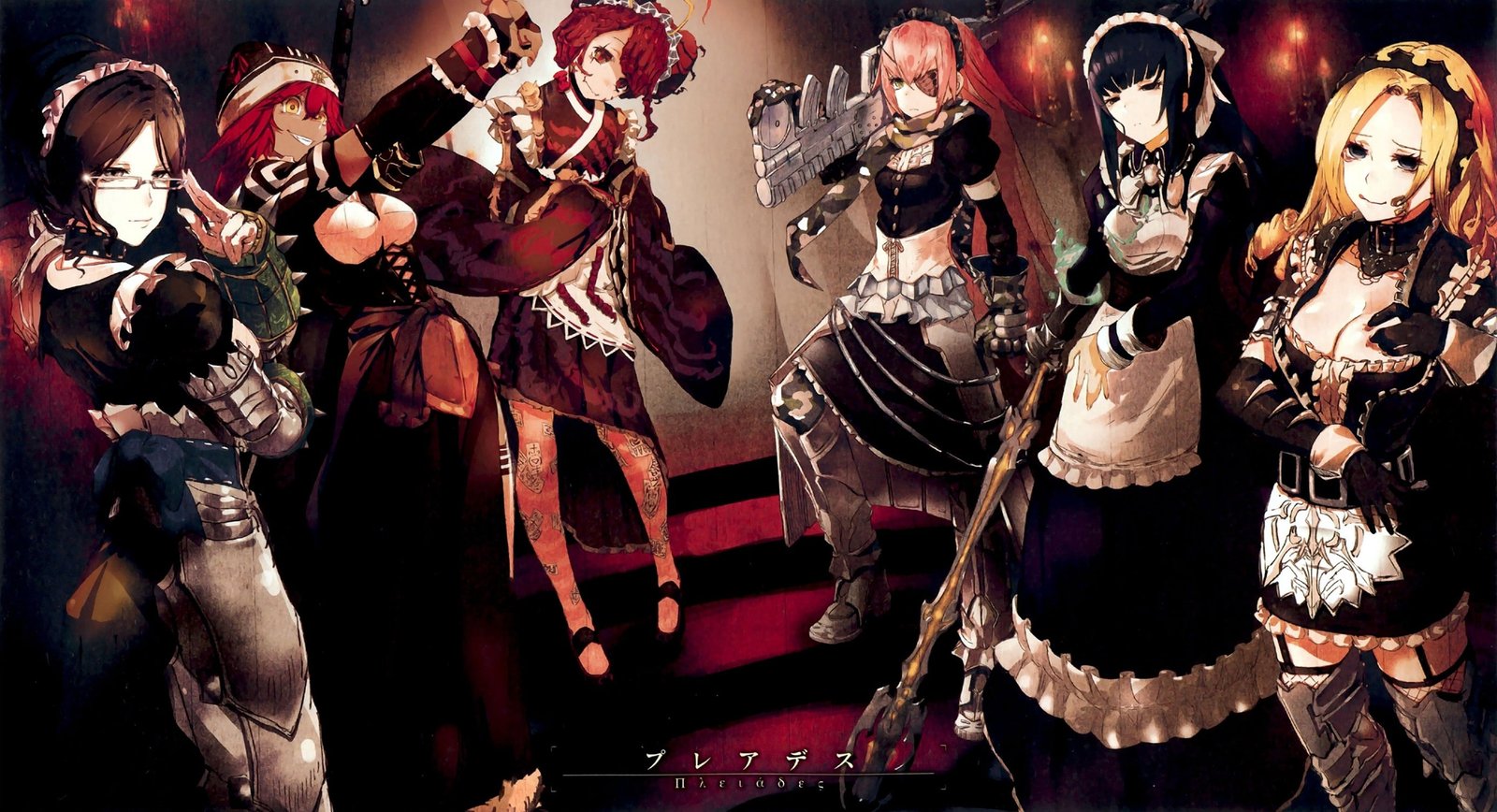Overlord anime wallpaper maid girls 2k