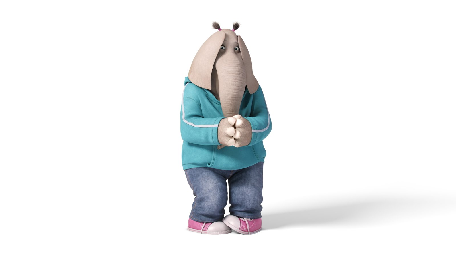 sing movies animated elephant white background 2k 4k 5k 8k
