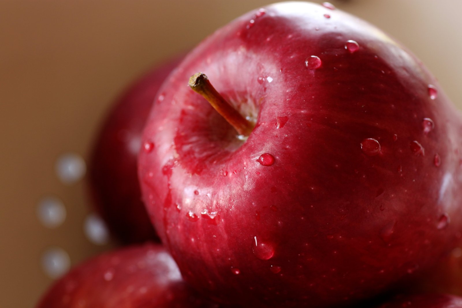 macro photography of red apples delicious 2k 4k 5k