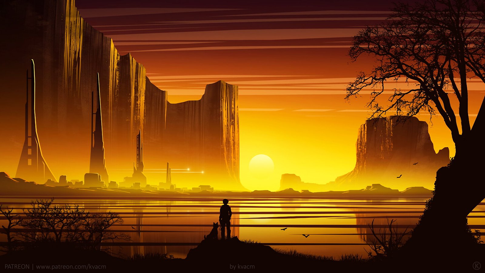 digital art artwork illustration landscape nature 2k 4k