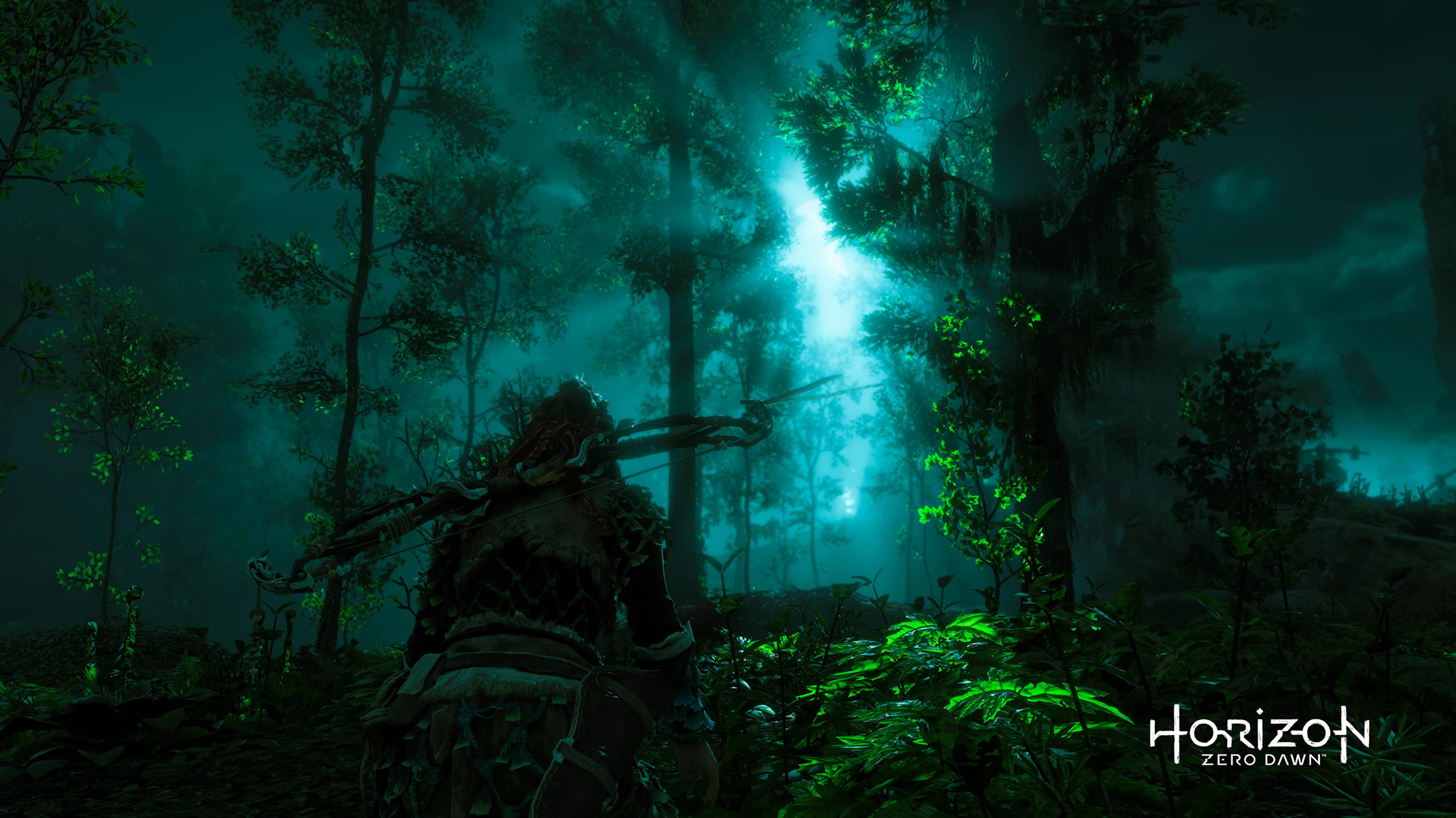 Horizon Zero Dawn wallpaper night Alloy 2k 4k