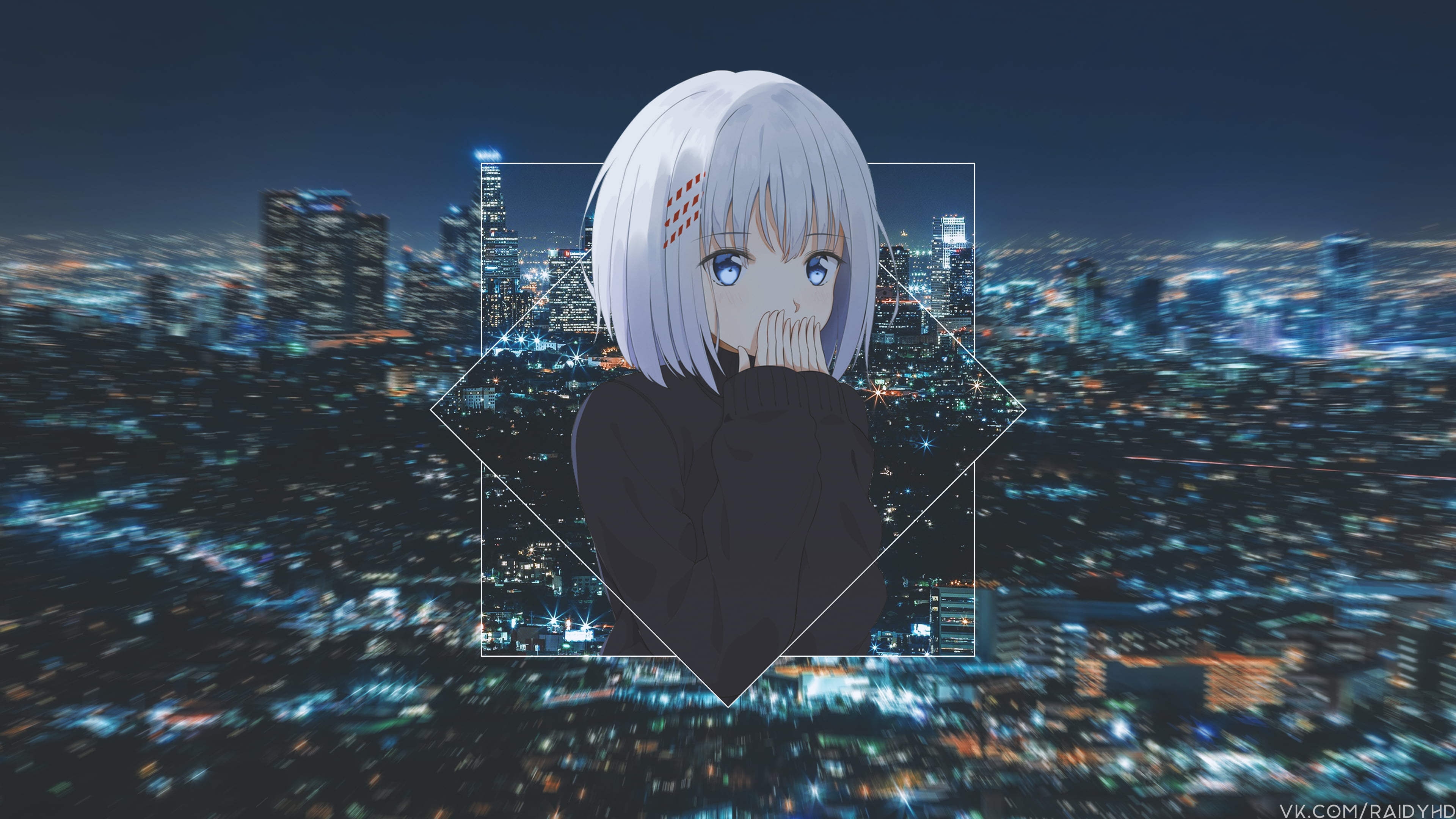 Tobiichi Origami anime girls picture in 2k 4k