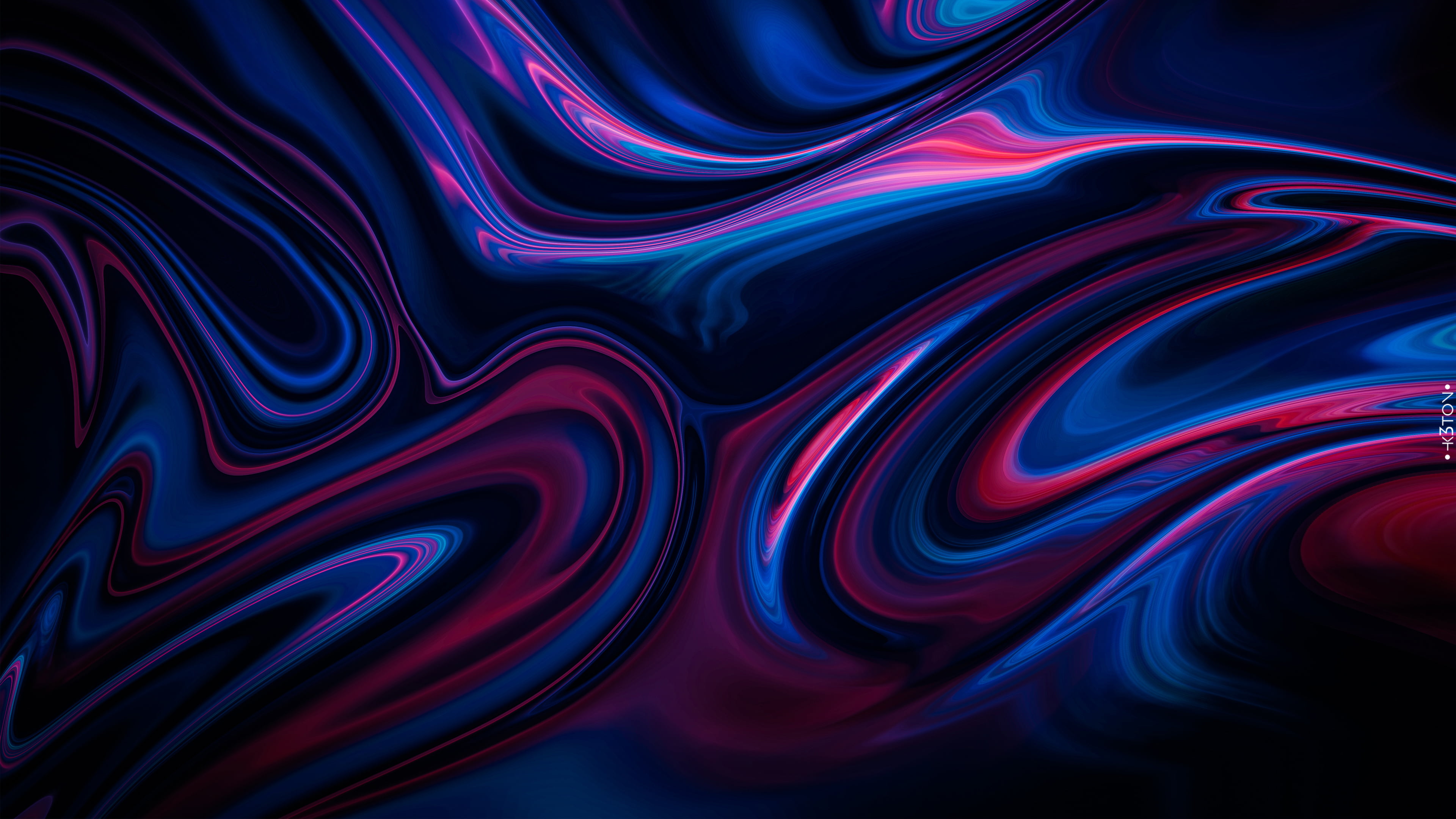 abstract swirls 2k 4k