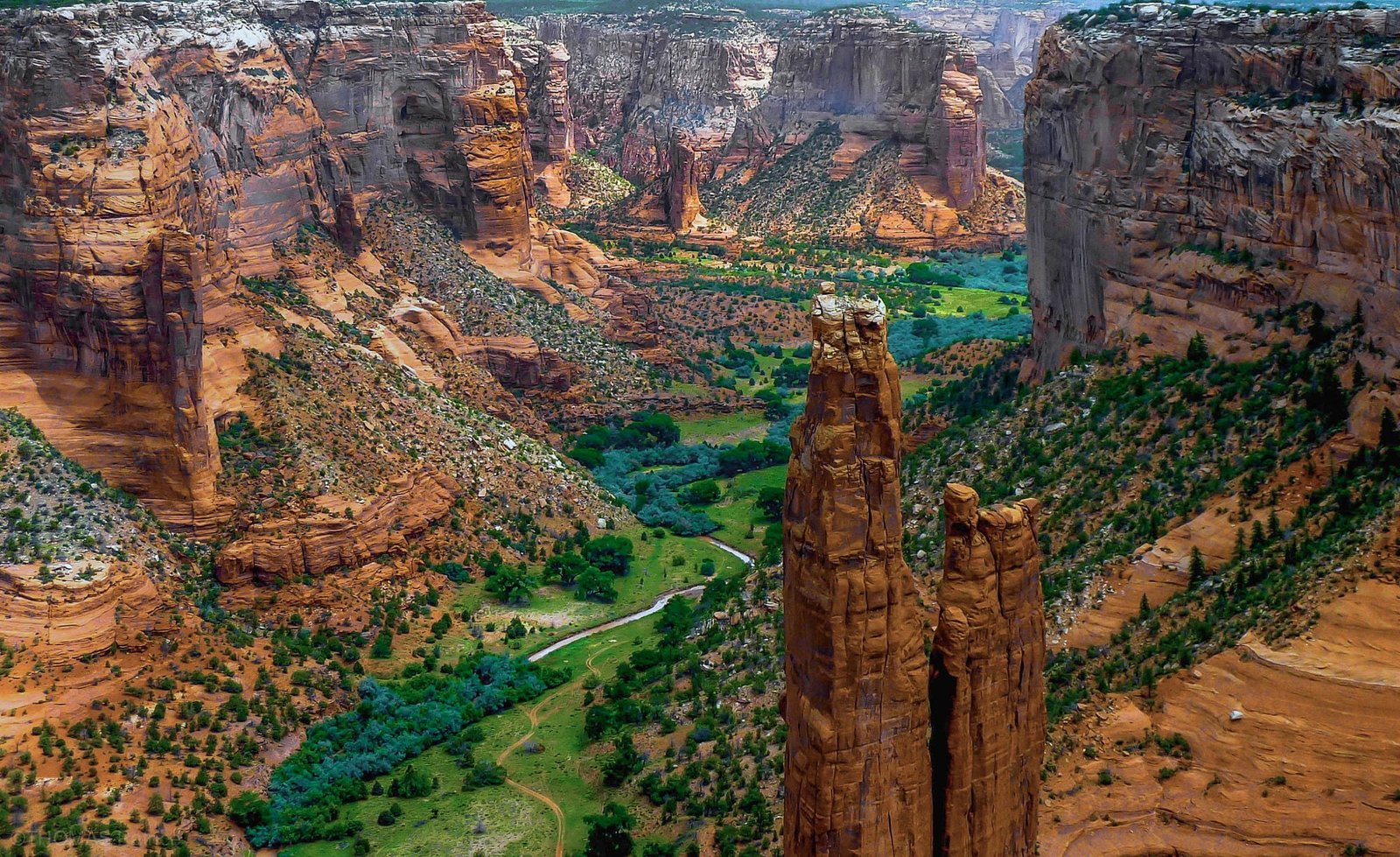 Grand Canyon chelly canyon USA rock nature landscape De Chelly National Monument 2k