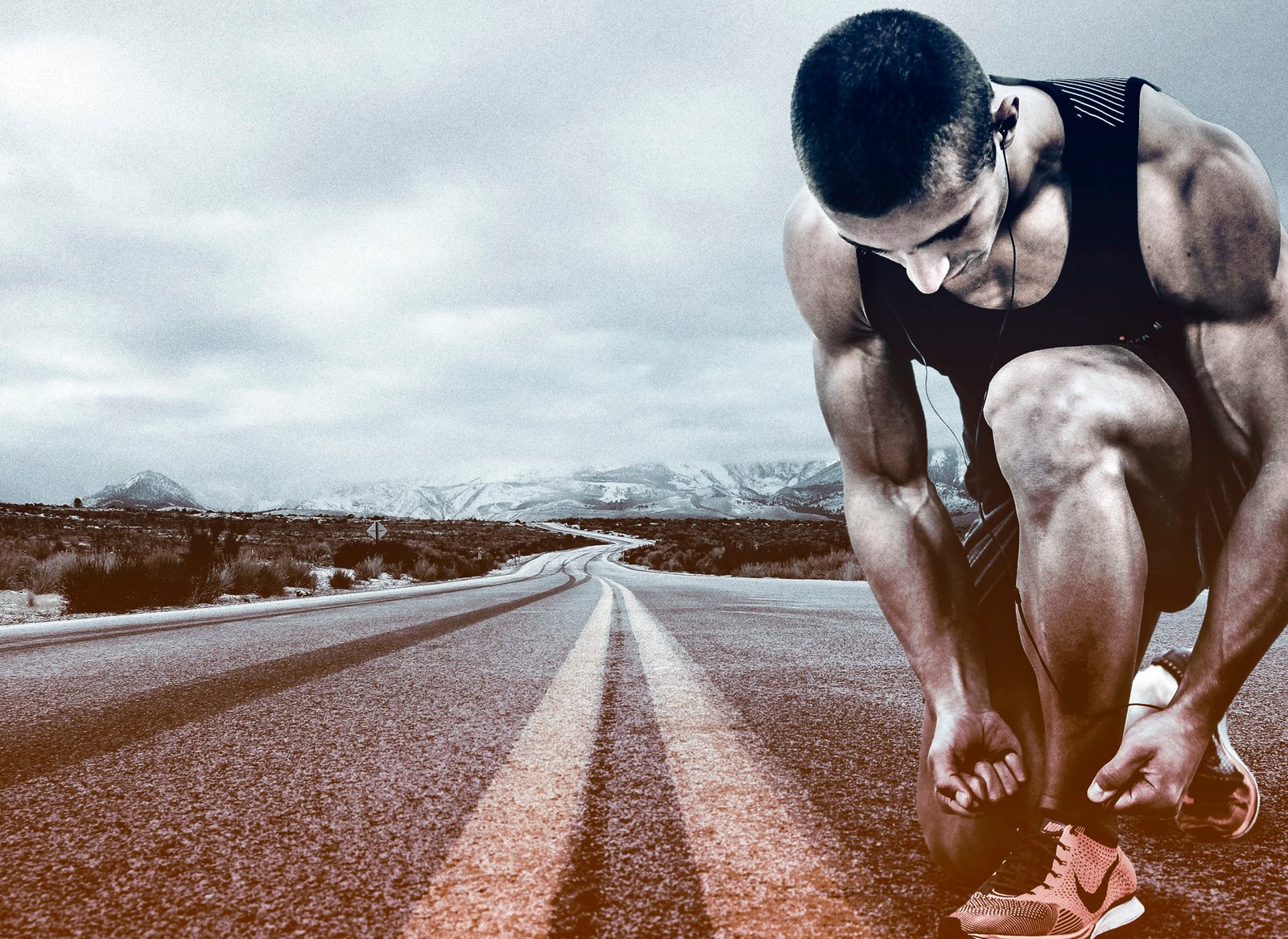 Hit the Road A Man Prepares to Run Running active activity 2k
