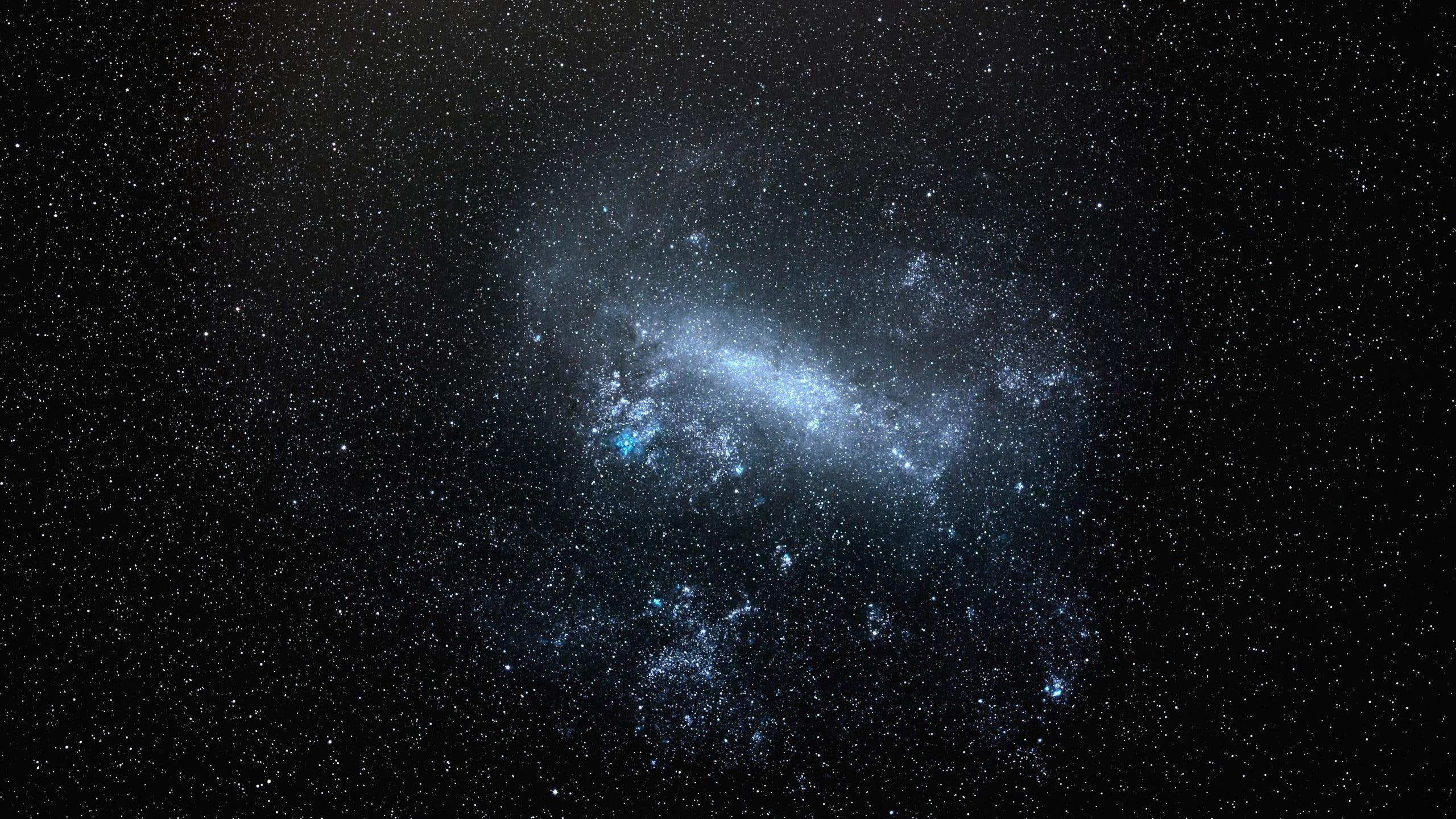 Magellanic cloud galaxy scenery space star 2k