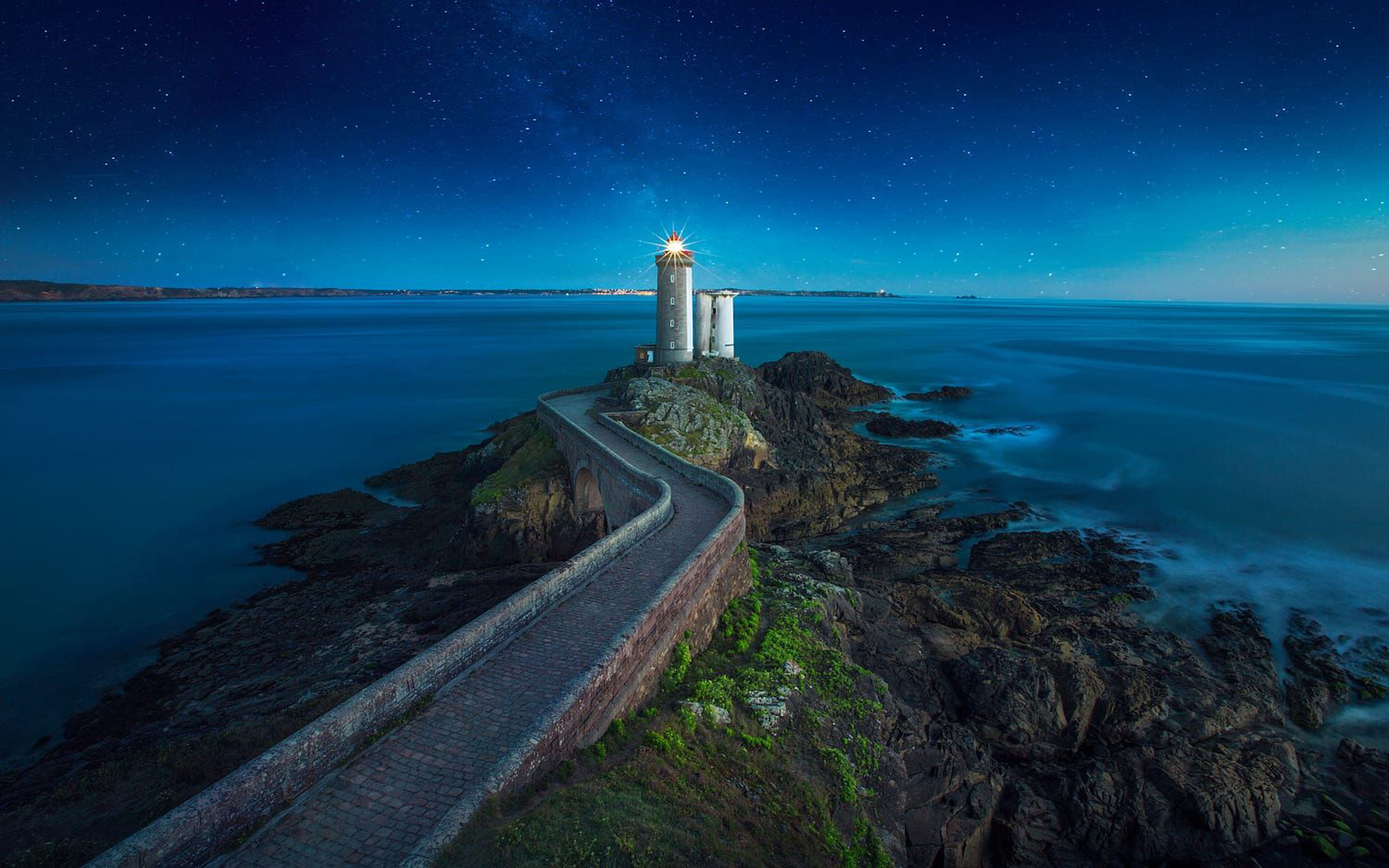 Phare Du Petit Minou Lighthouse Plouzan Brittany France Ultra Hd Wallpapers For Desktop Mobile Phones And Laptop 2k 4k