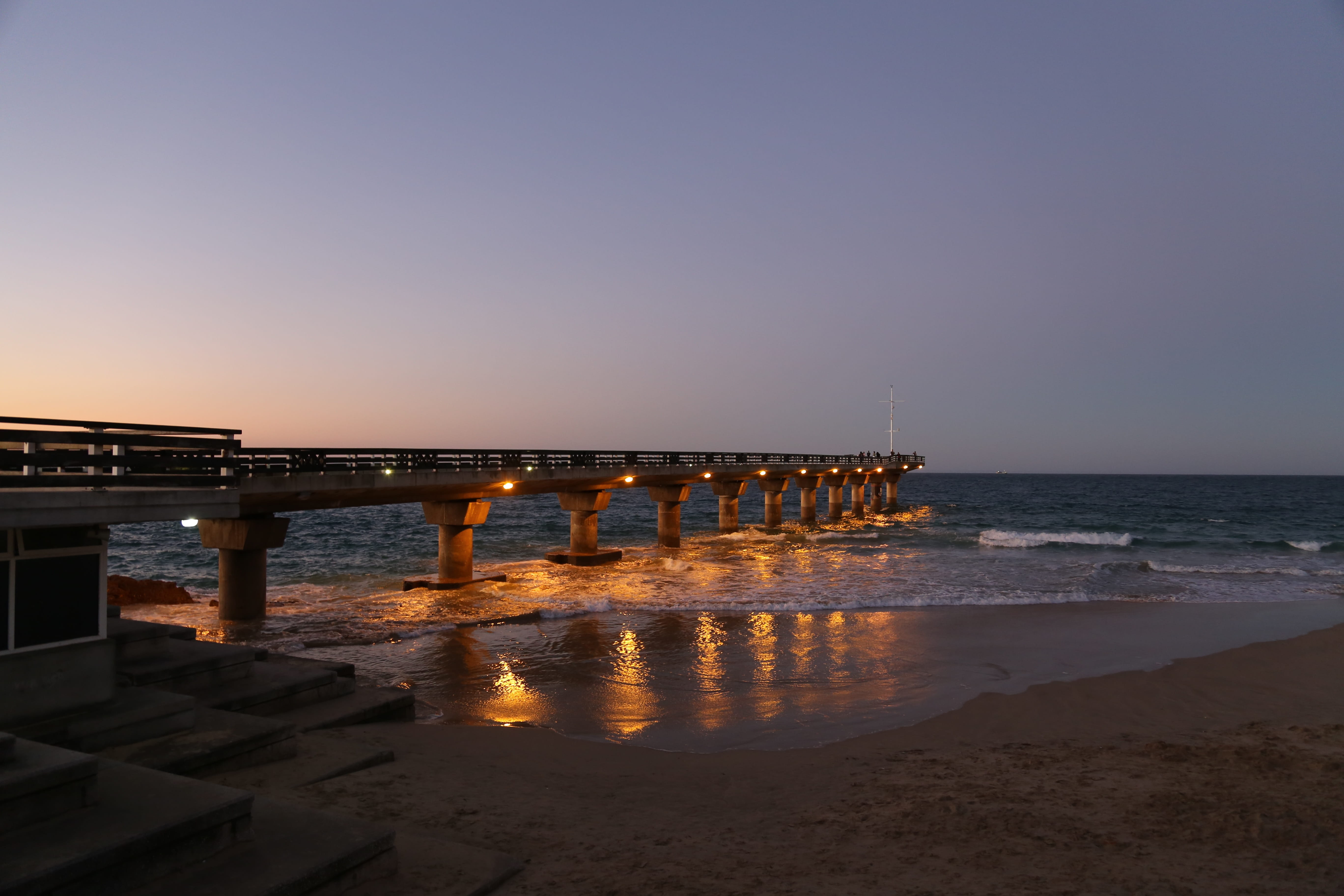 Port Elizabeth South Africa beach promenade sea sunset sky 2k 4k 5k