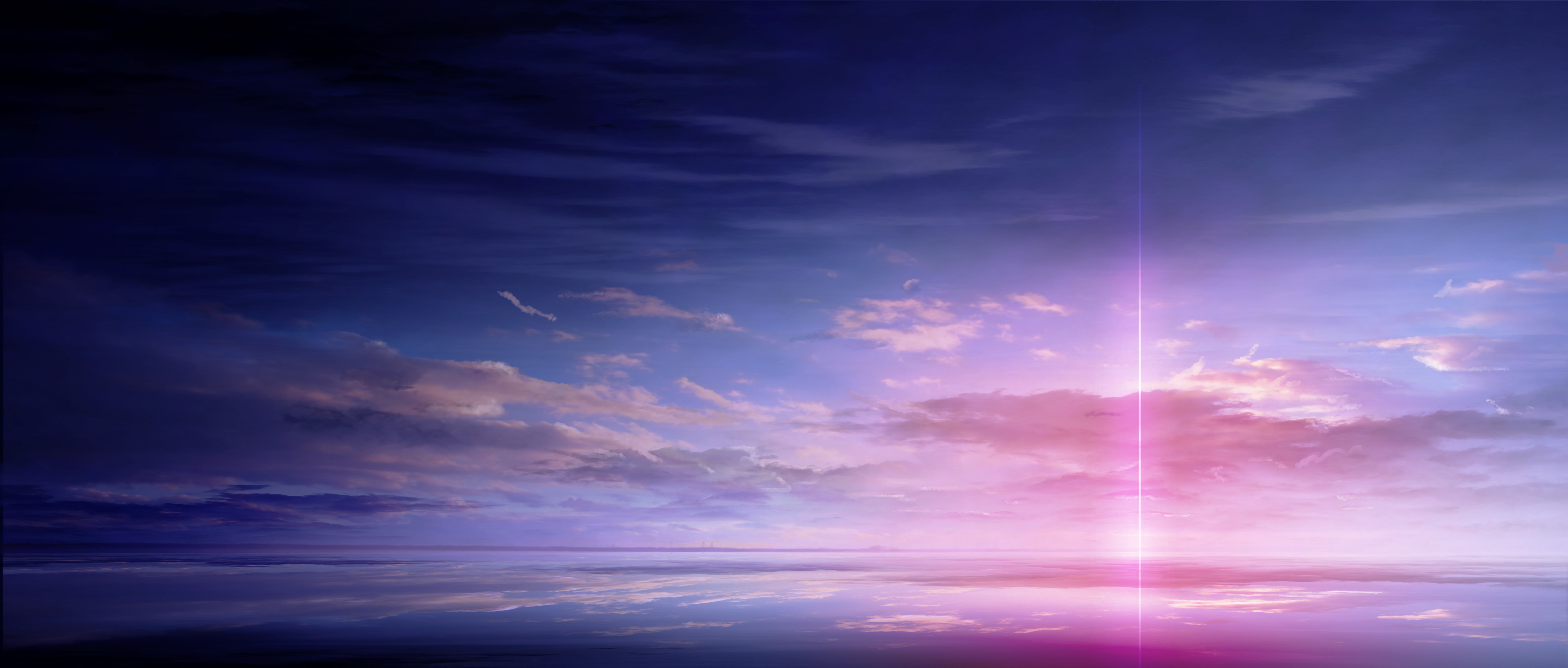 anime hd cloud sky beginnings nature environment 2k 4k 5k 8k