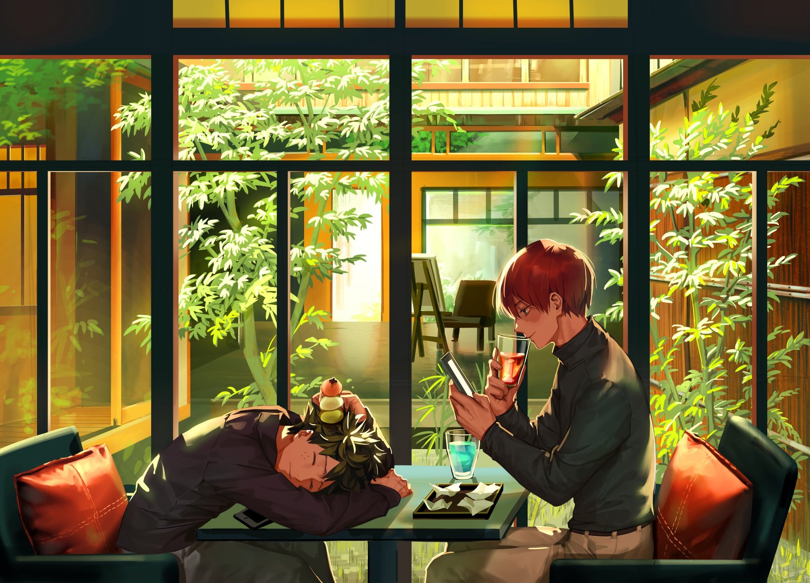 Anime My Hero Academia Izuku Midoriya Shoto Todoroki 2k