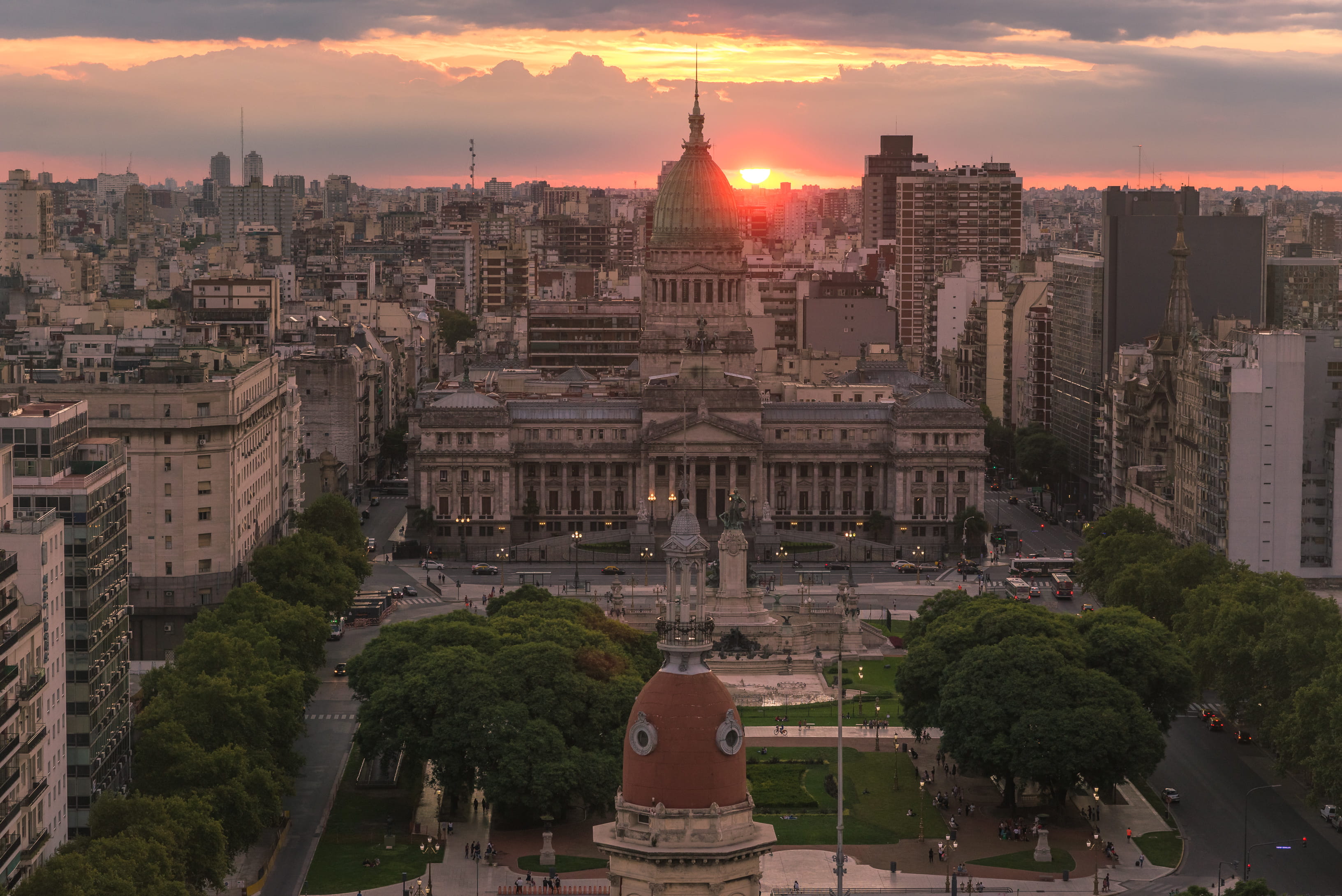 city outdoors nature urban building metropolis town landscape 2k