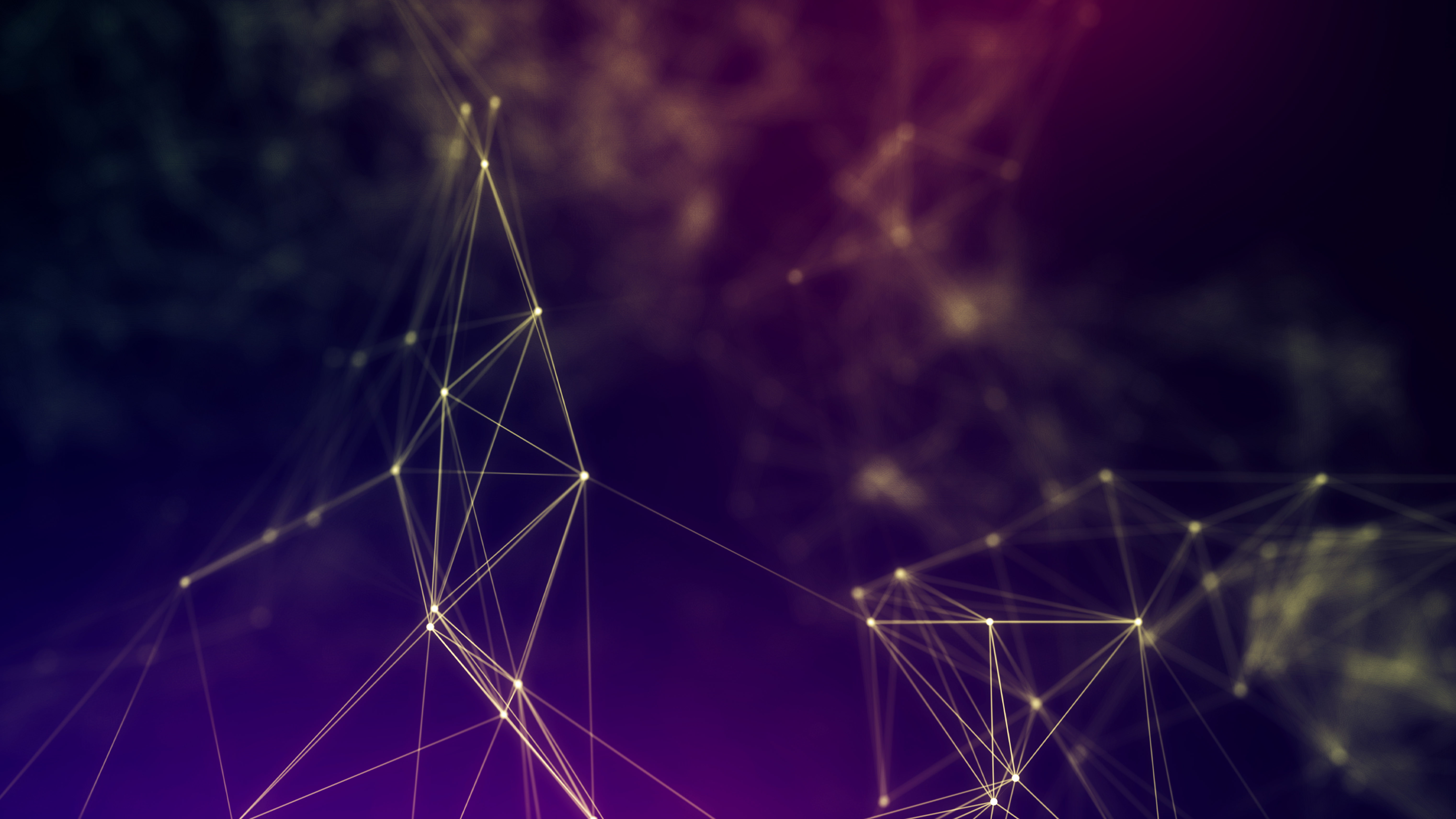 geometry cyberspace lines abstract digital art night backgrounds 2k 4k 5k