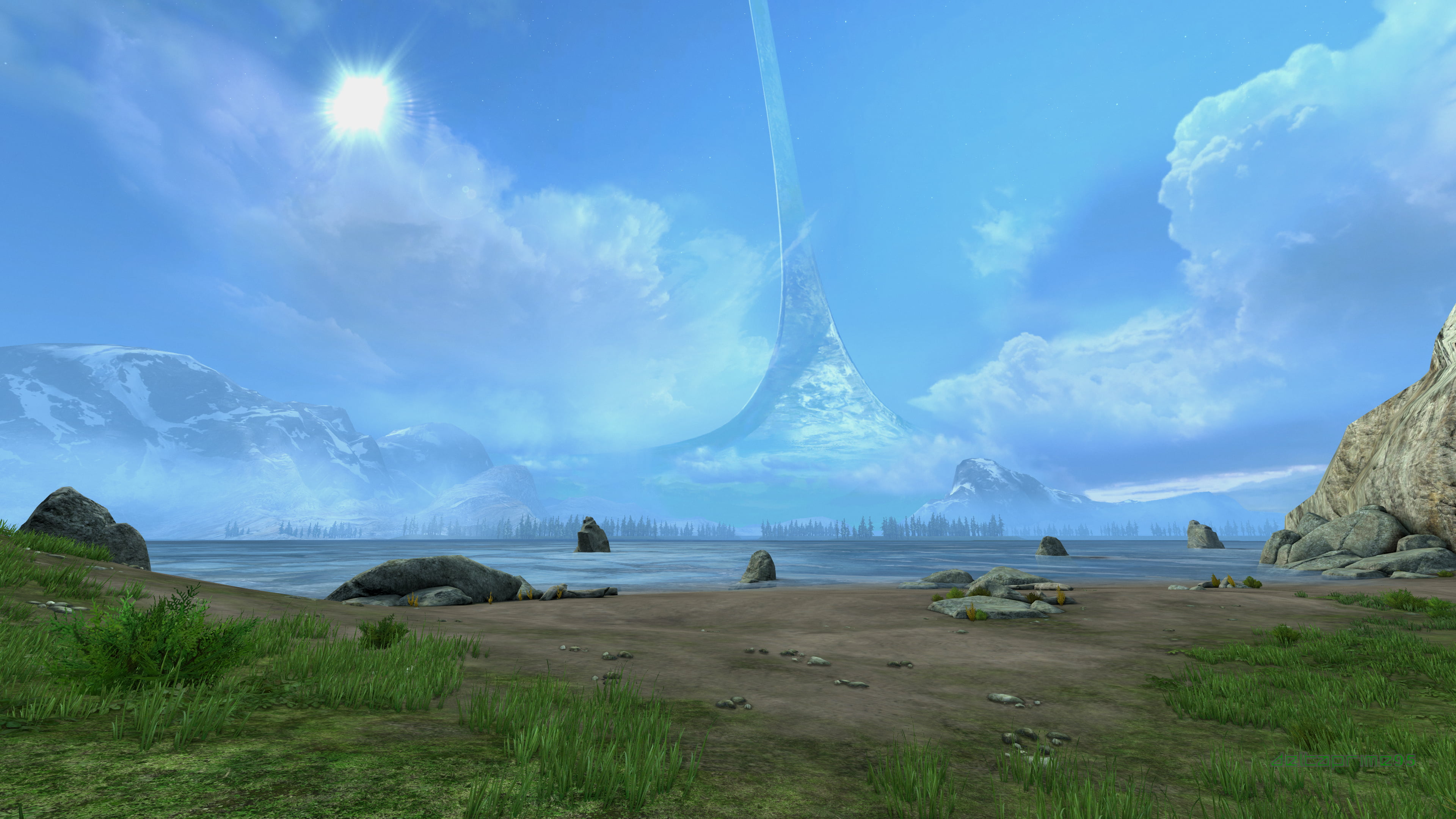 in game Halo Reach PC gaming Hemorrhage Multiplayer Map 2k 4k