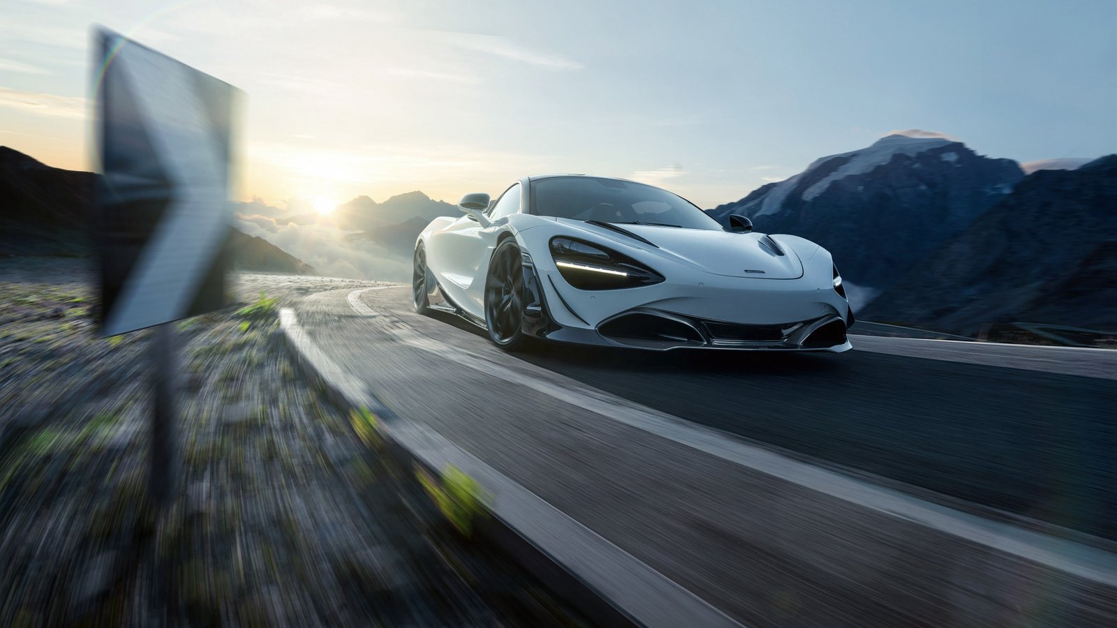 Novitec McLaren S transportation mode of 2k 4k