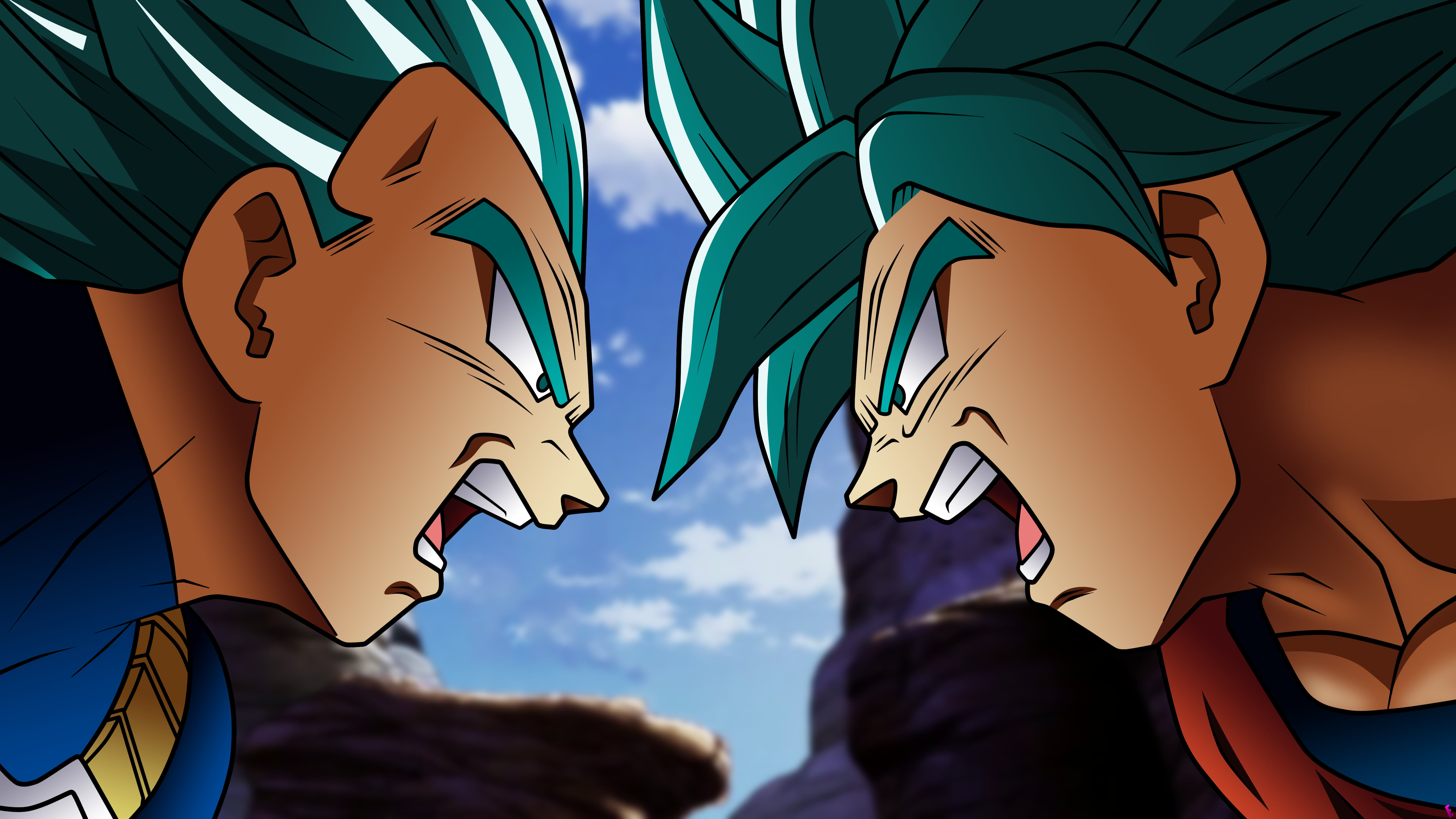 Son Goku Vegeta Dragon Ball Super saiyan Saiyan Blue 2k 4k 5k