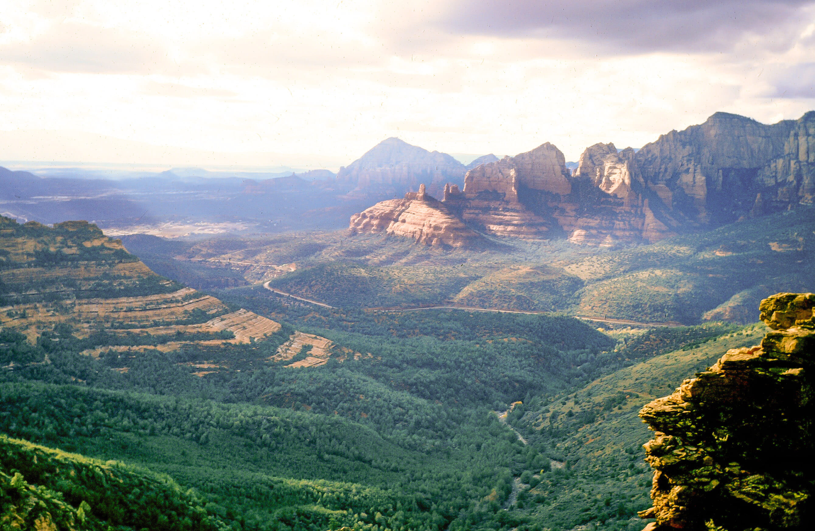 View of Red Rock State Park in Sedona Arizona america blue 2k
