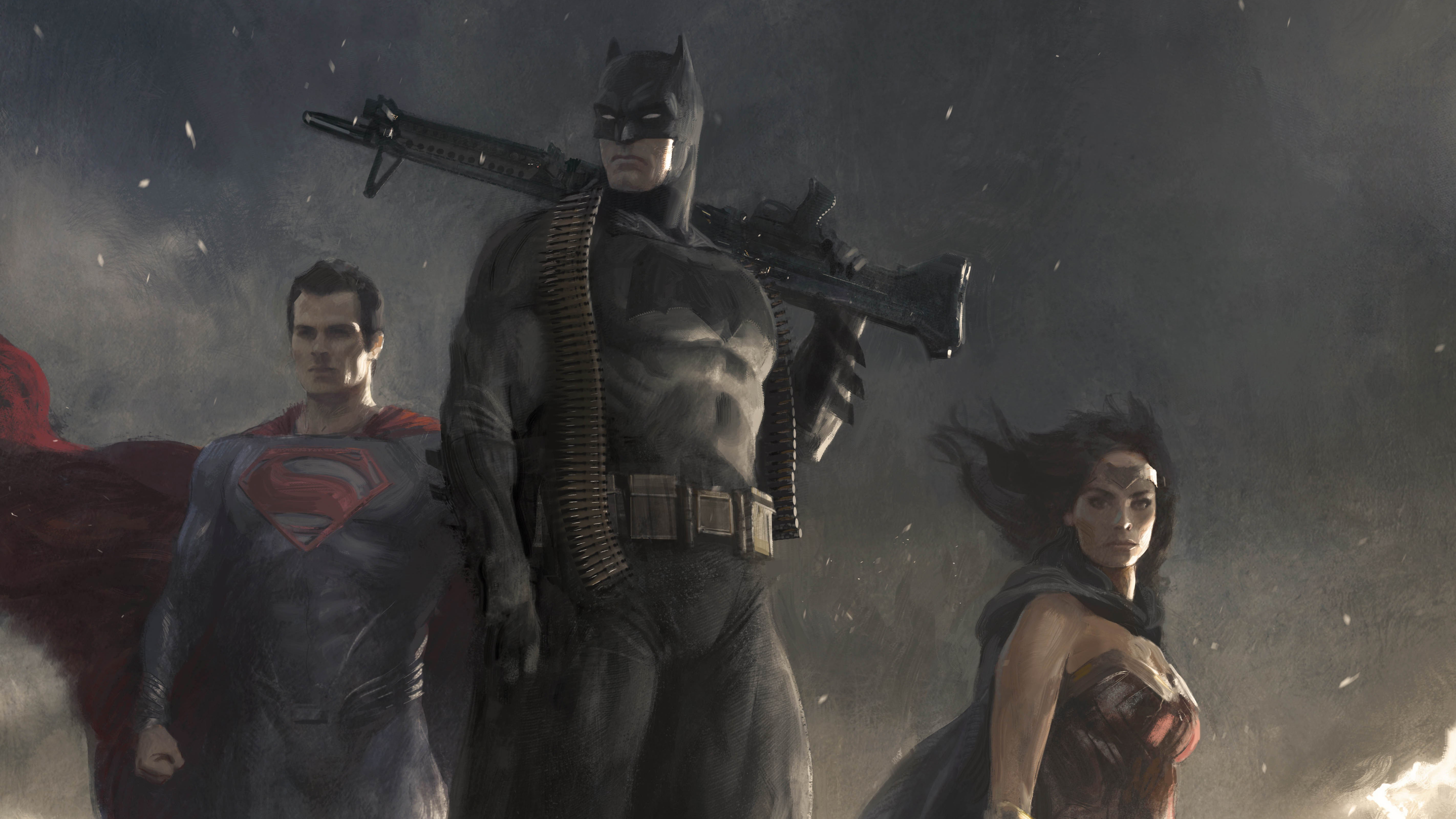 batman superman wonder woman hd artwork digital art 2k 4k 5k