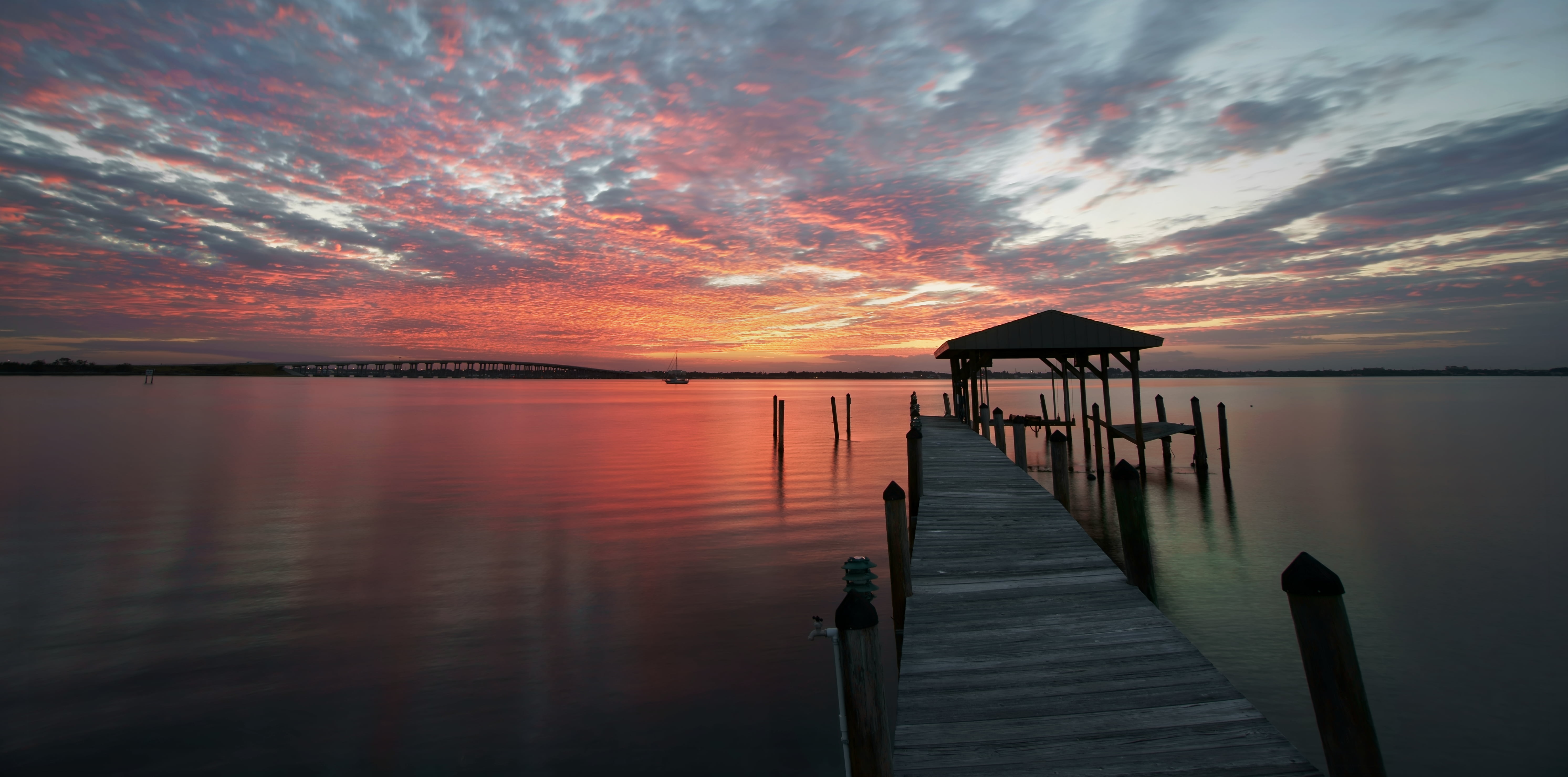 body of water photo during the horizon nice merritt island florida 2k 4k 5k