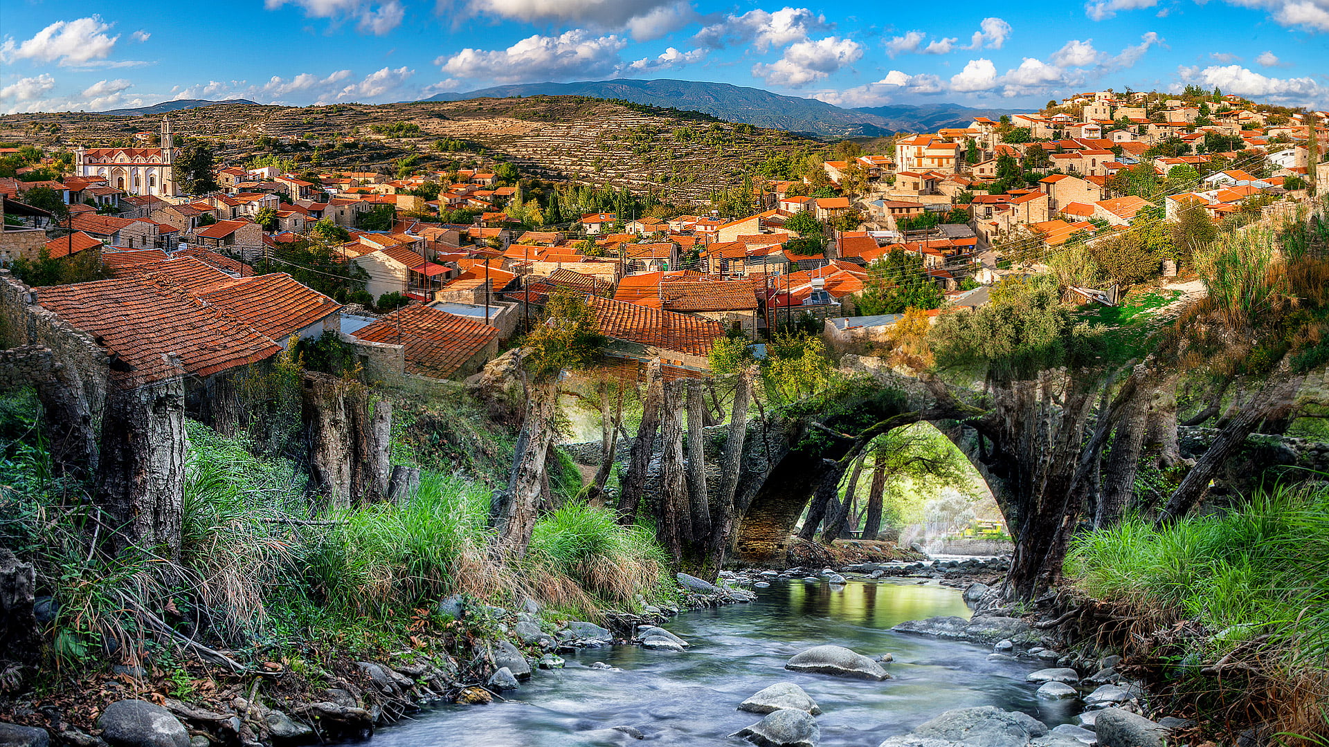 city canyon valley landscape ravine mountain rock park 2k