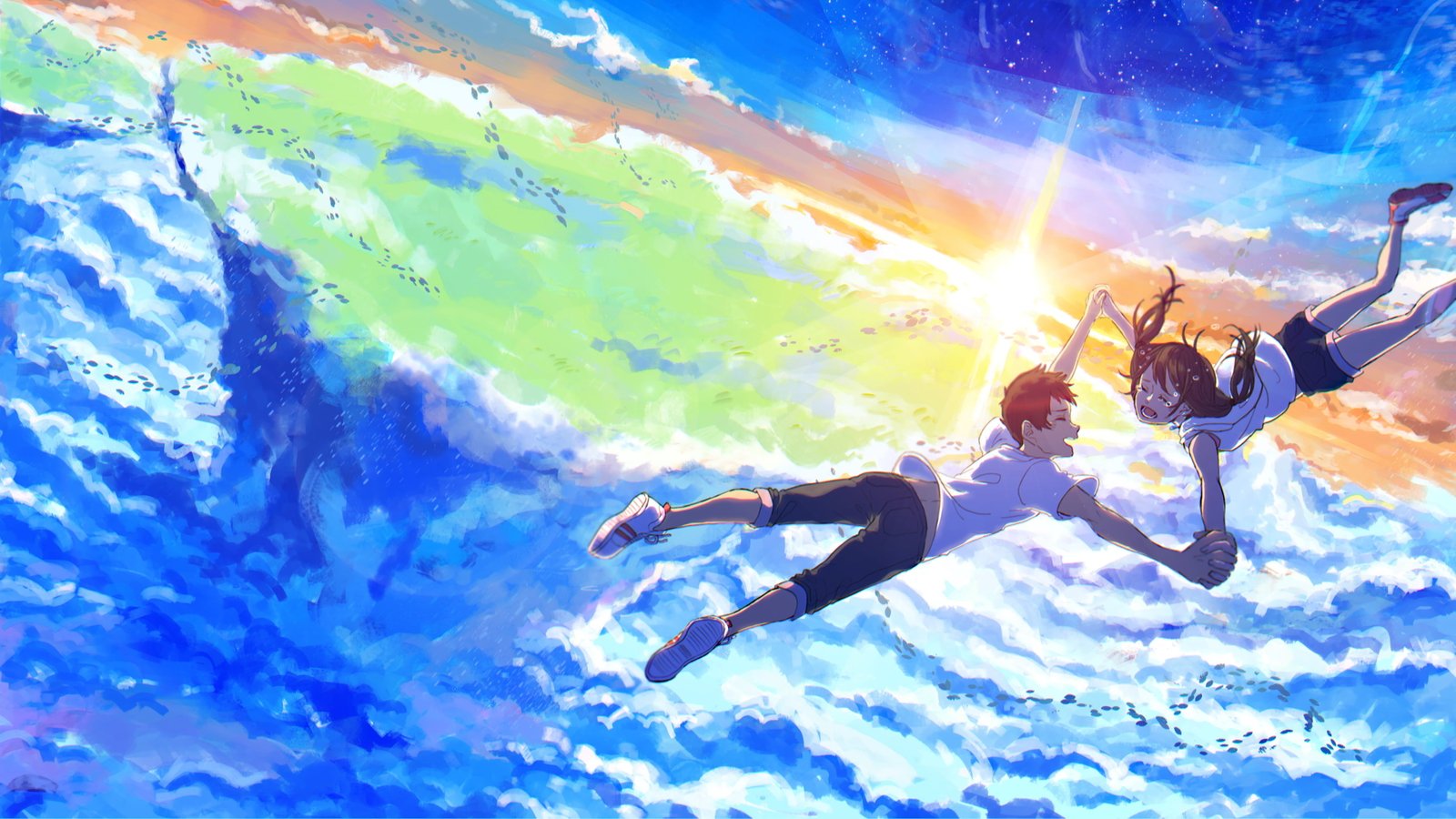 digital art artwork anime girls boys 2k 4k