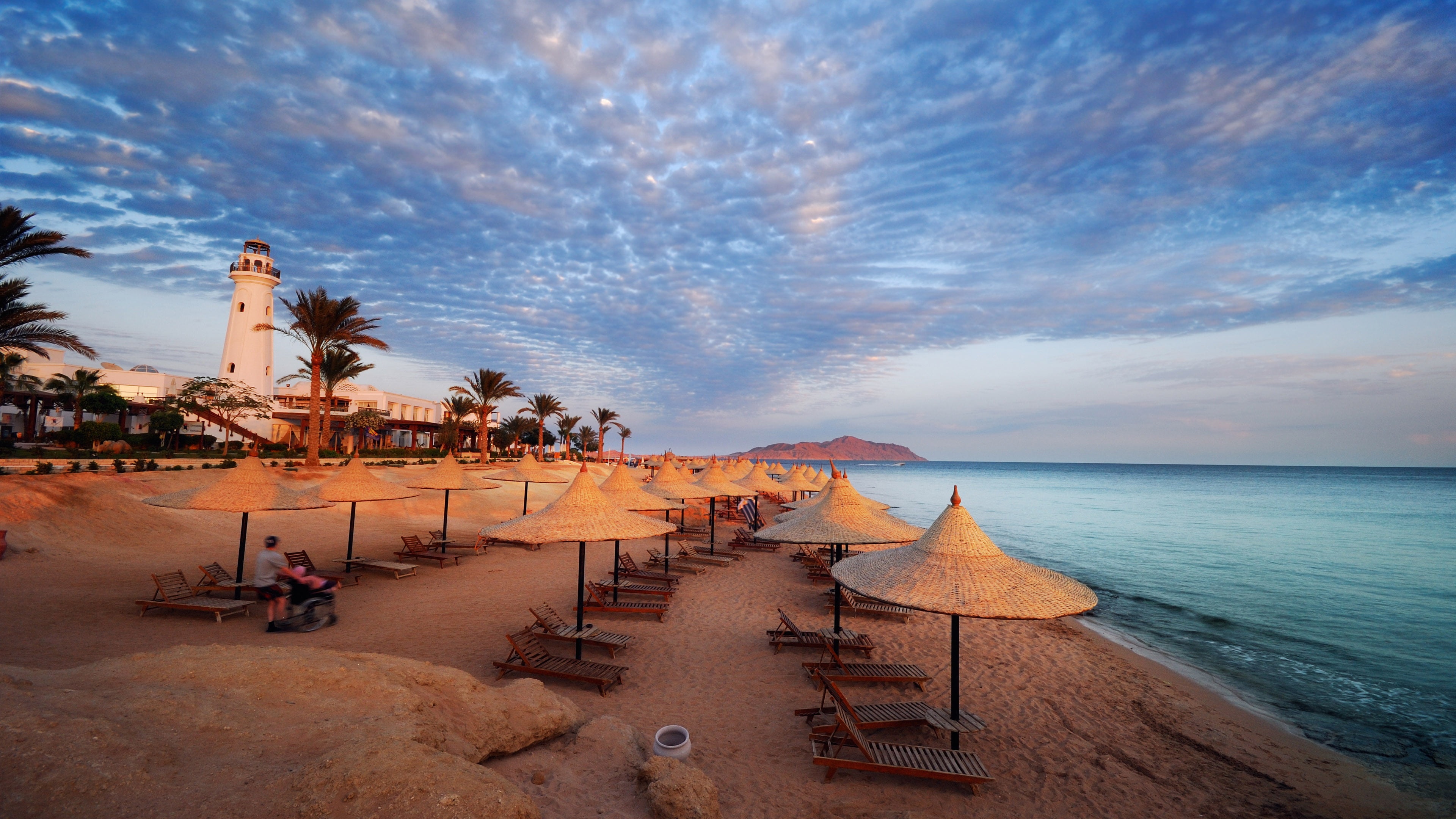 Eygpt Beach Sharm El Sheikh Northern Red Sea sky 2k 4k