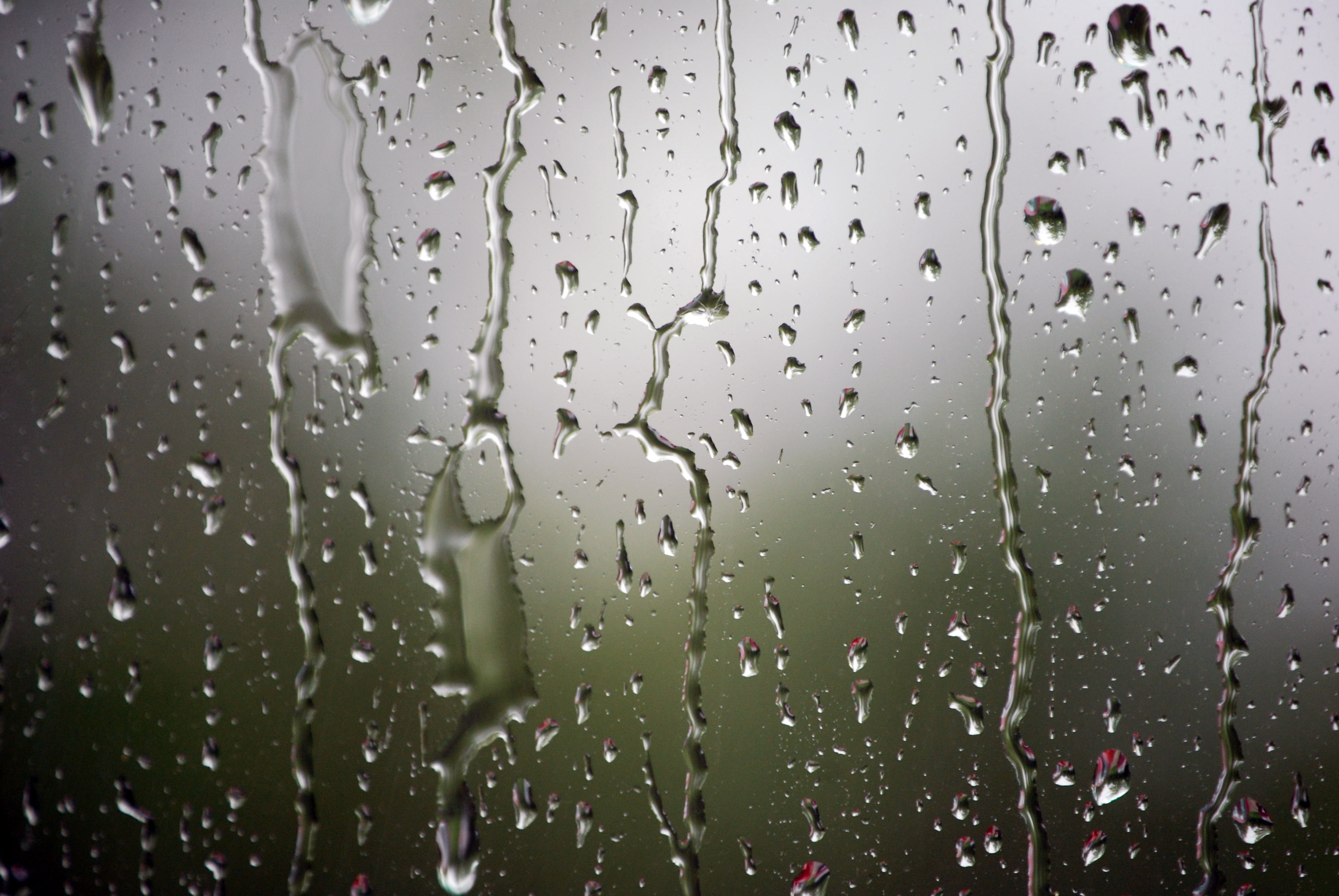 glass with water drops Water On Glass droplets rain 2k 4k