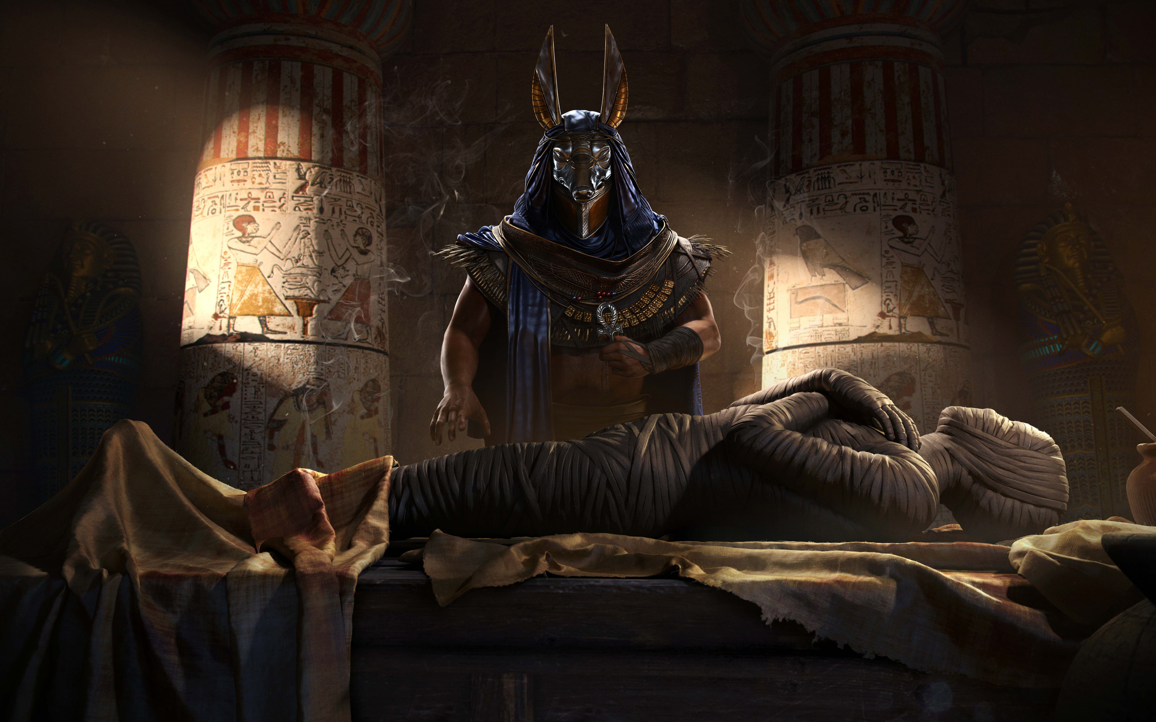 Mummy Assassins Creed Origins belief religion spirituality 2k 4k