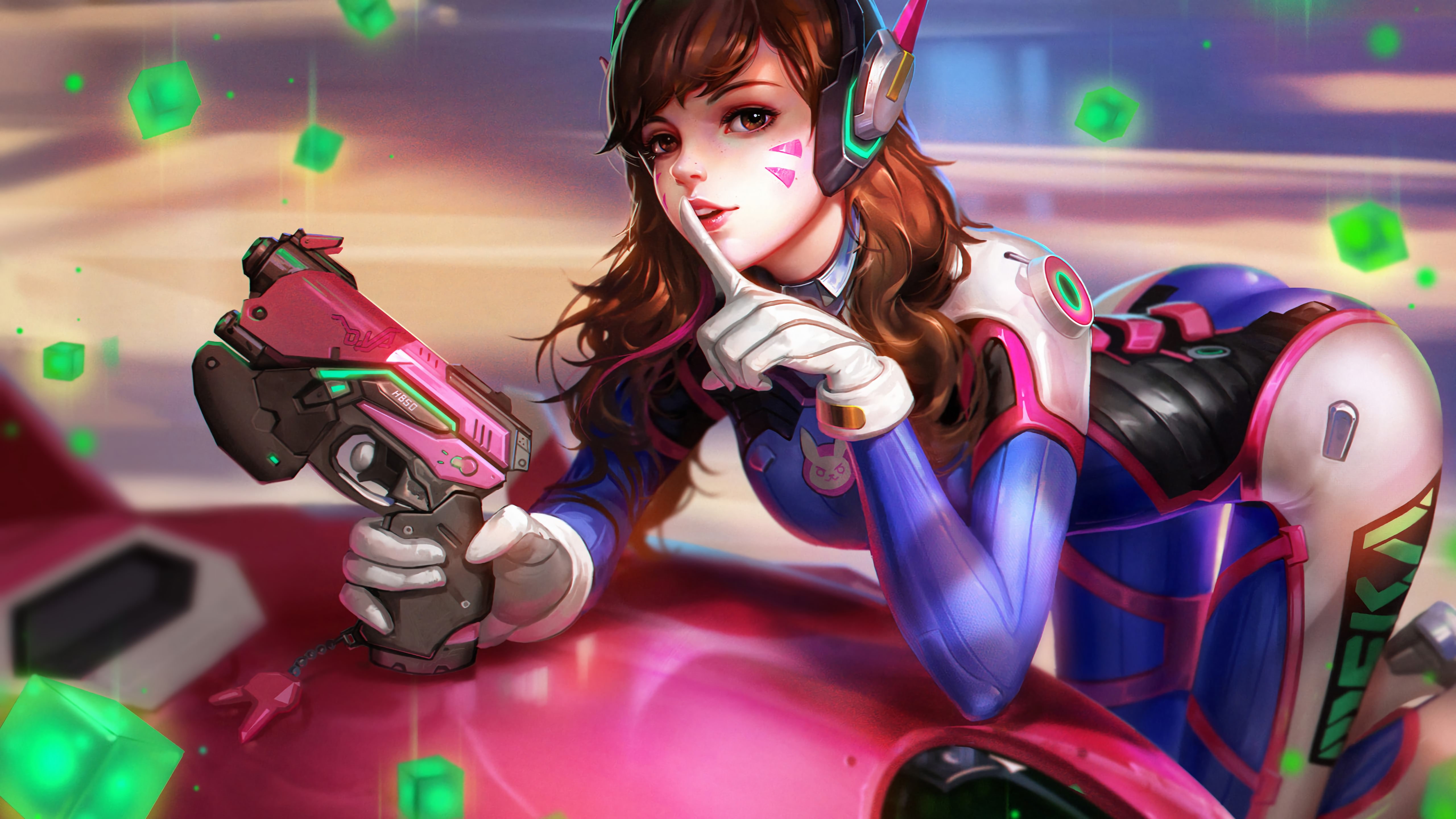 Overwatch Blizzard Entertainment video games D Va 2k 4k 5k