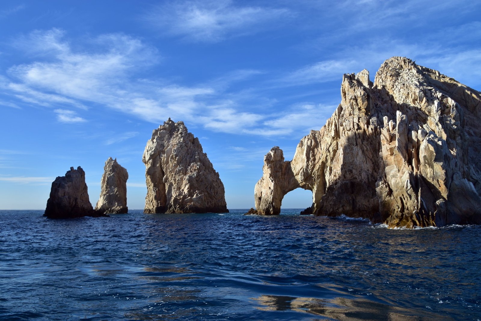 photography of sea rocks arch Mexico Cabo San Lucas nature 2k 4k
