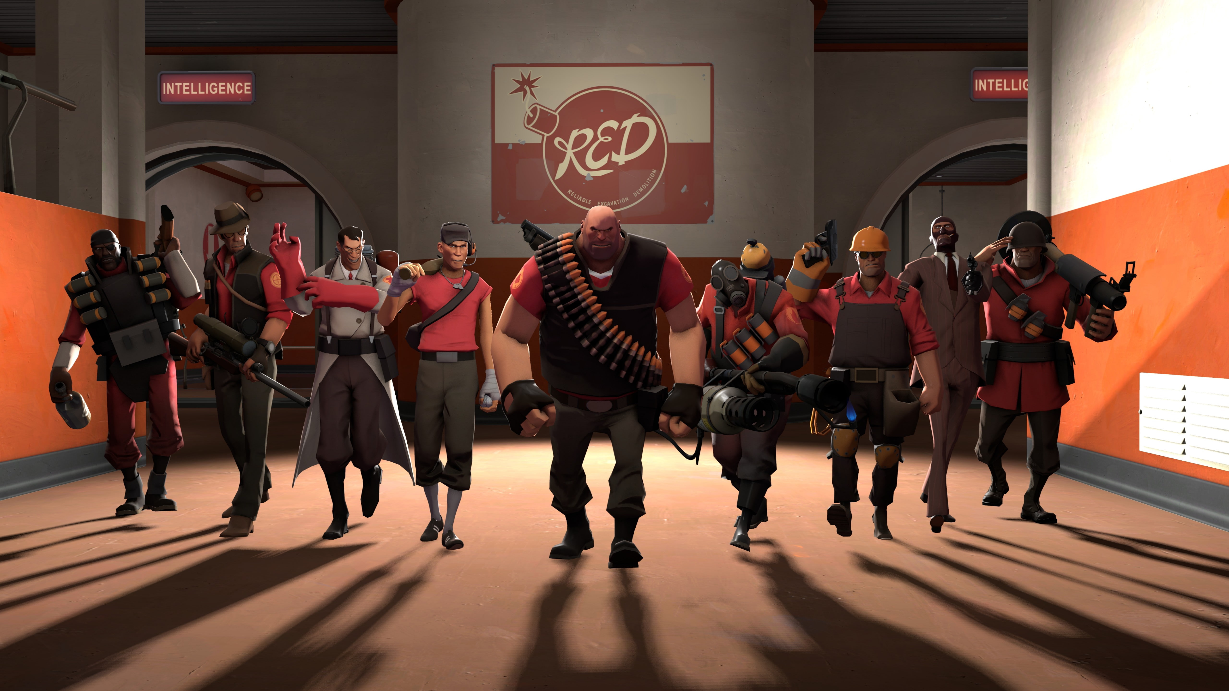 soldier character digital wallpaper Team Fortress 2 FPS 2k 4k 5k