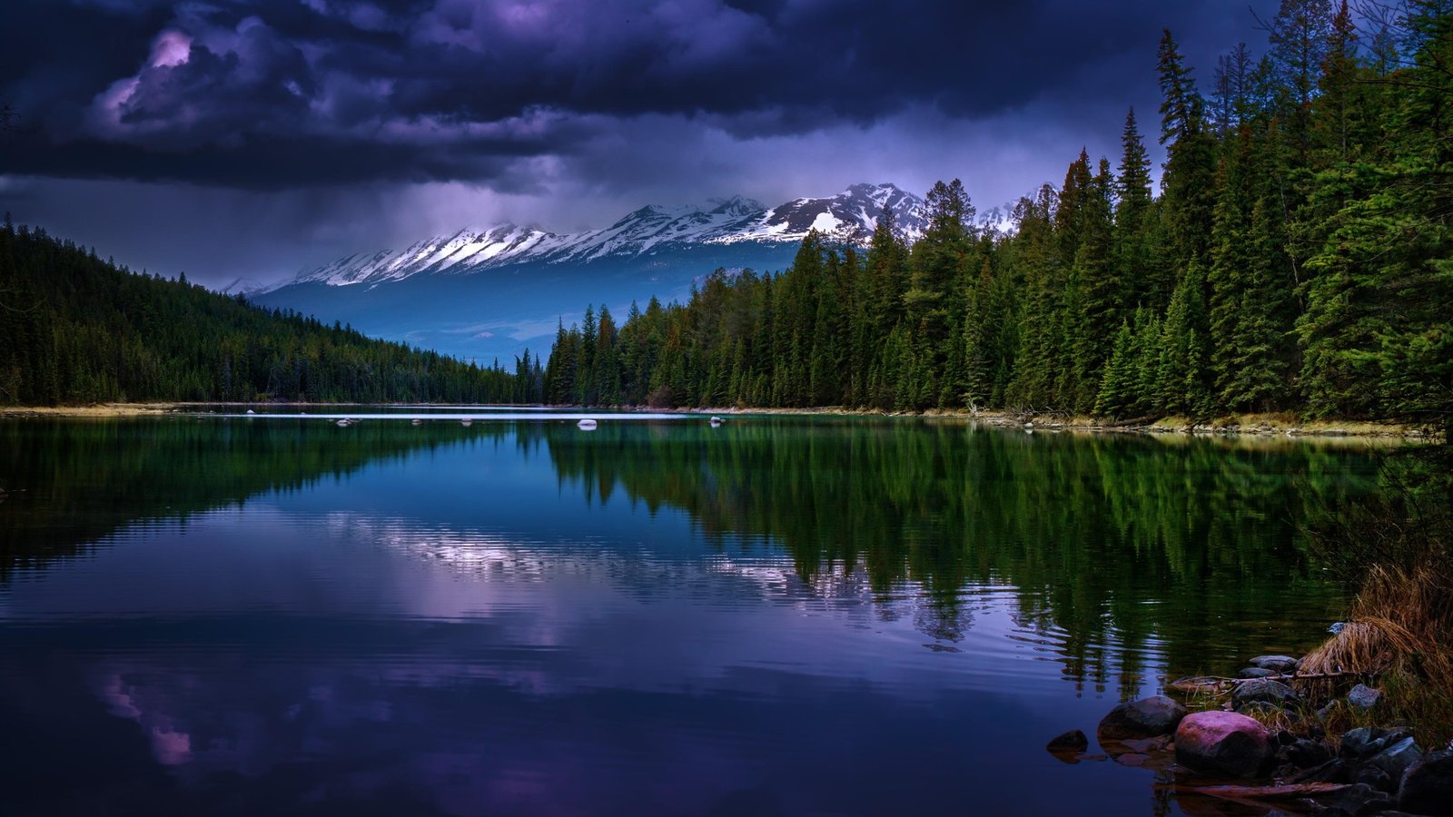stunning mountain mount scenery wilderness water spruce 2k 4k