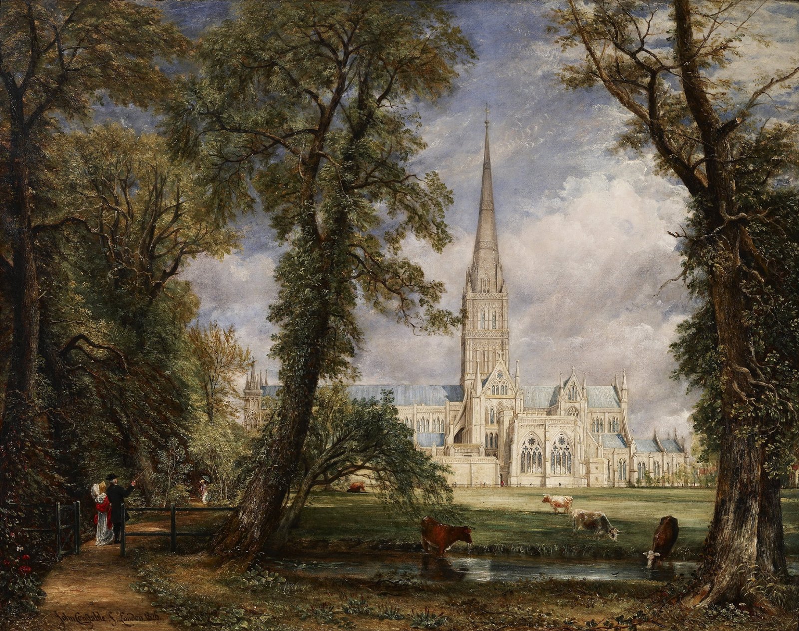 traditional art painting artwork oil John Constable 2k