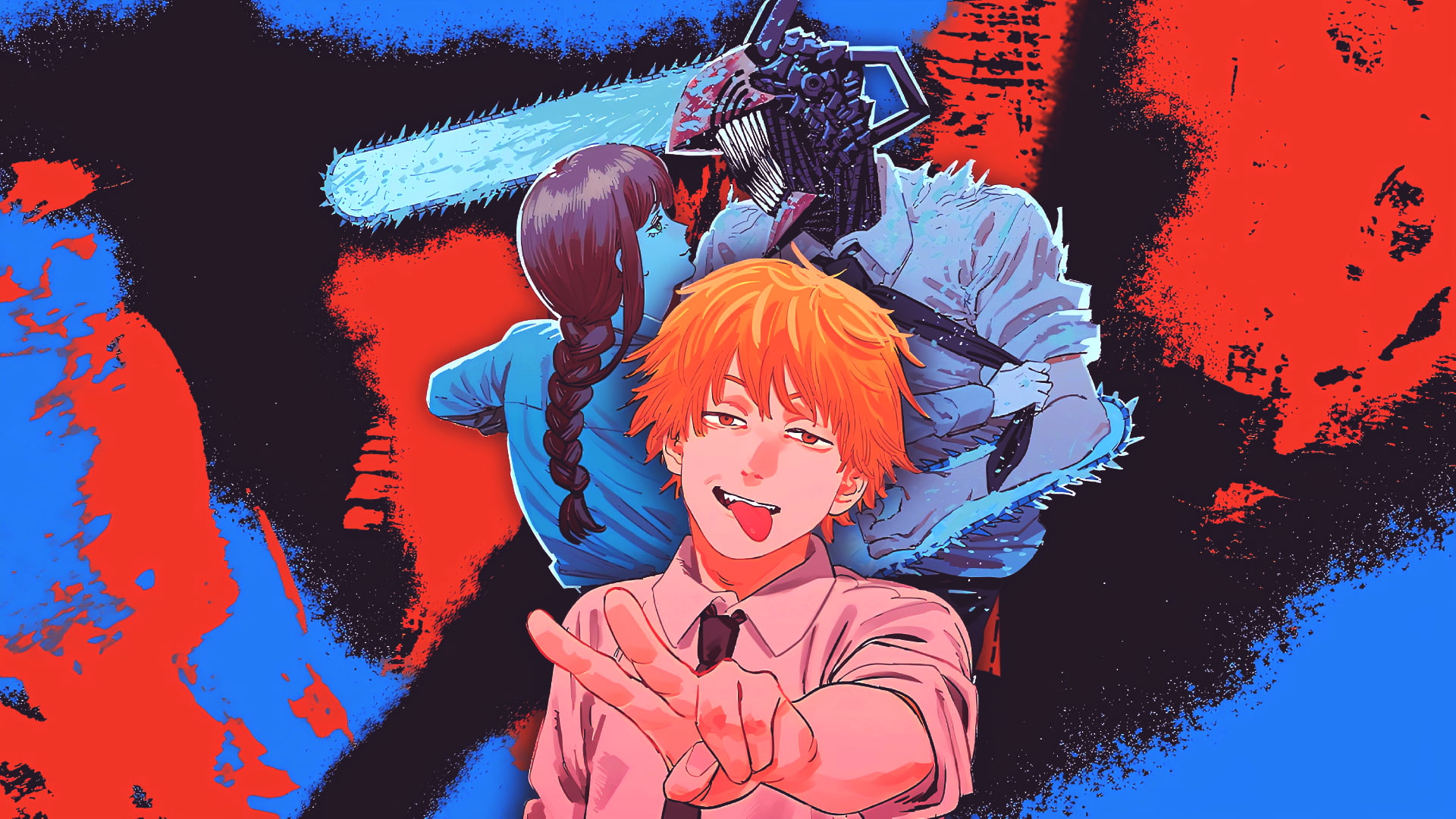 Chainsaw Man Denji Makima redhead 41 2k