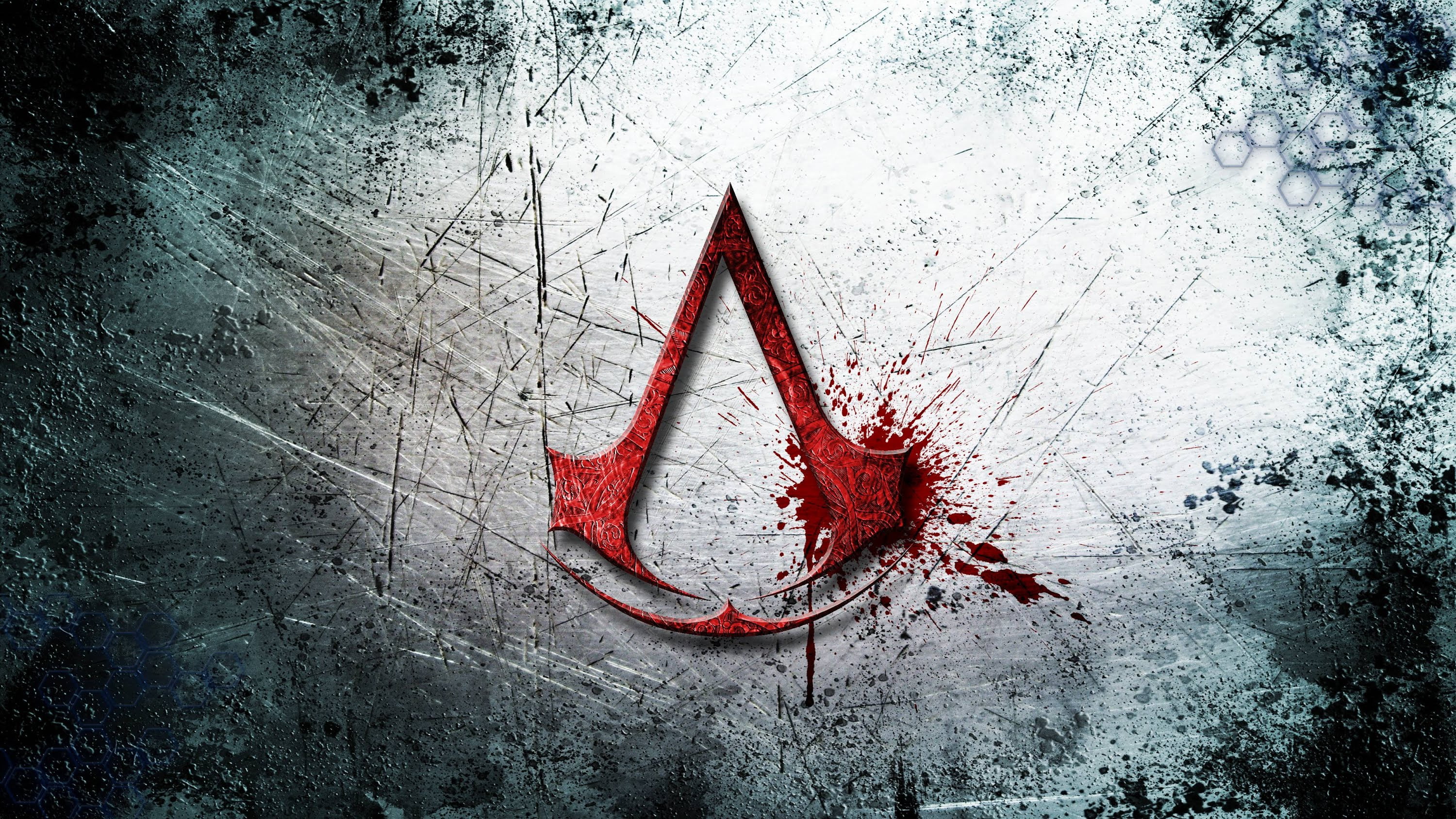 Assassin Creed logo assassins creed art red backgrounds symbol 2k