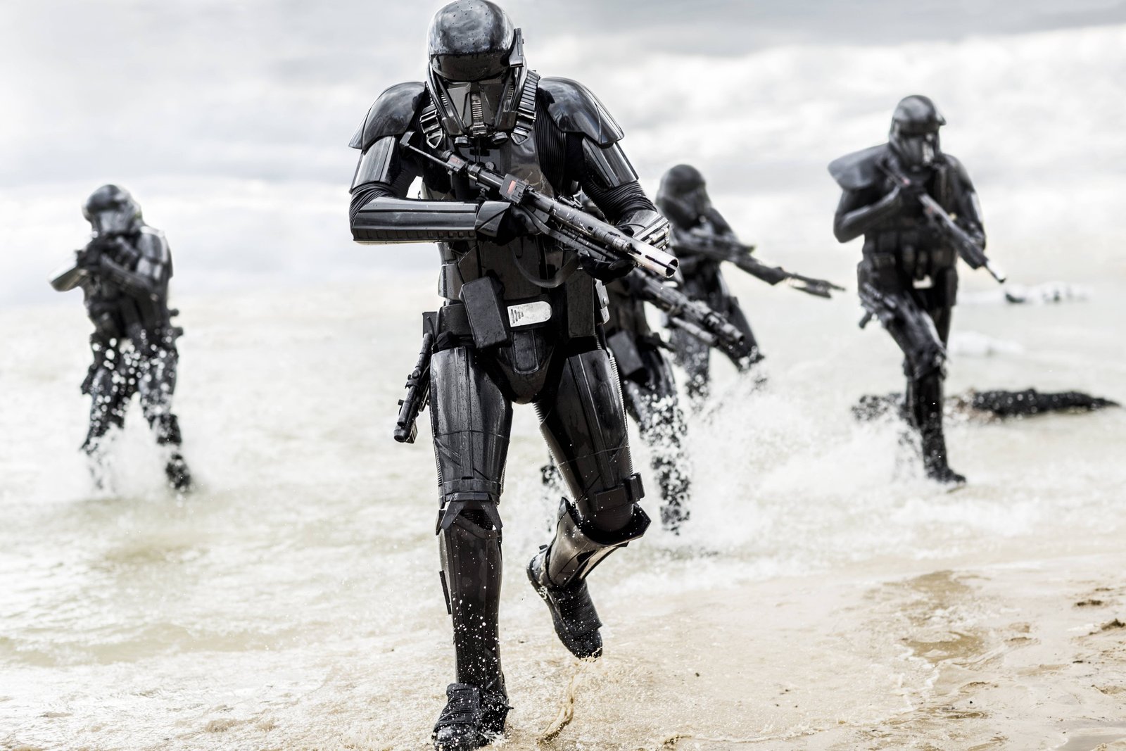 black armored army Star Wars Rogue One A Story stormtrooper 2k 4k 5k