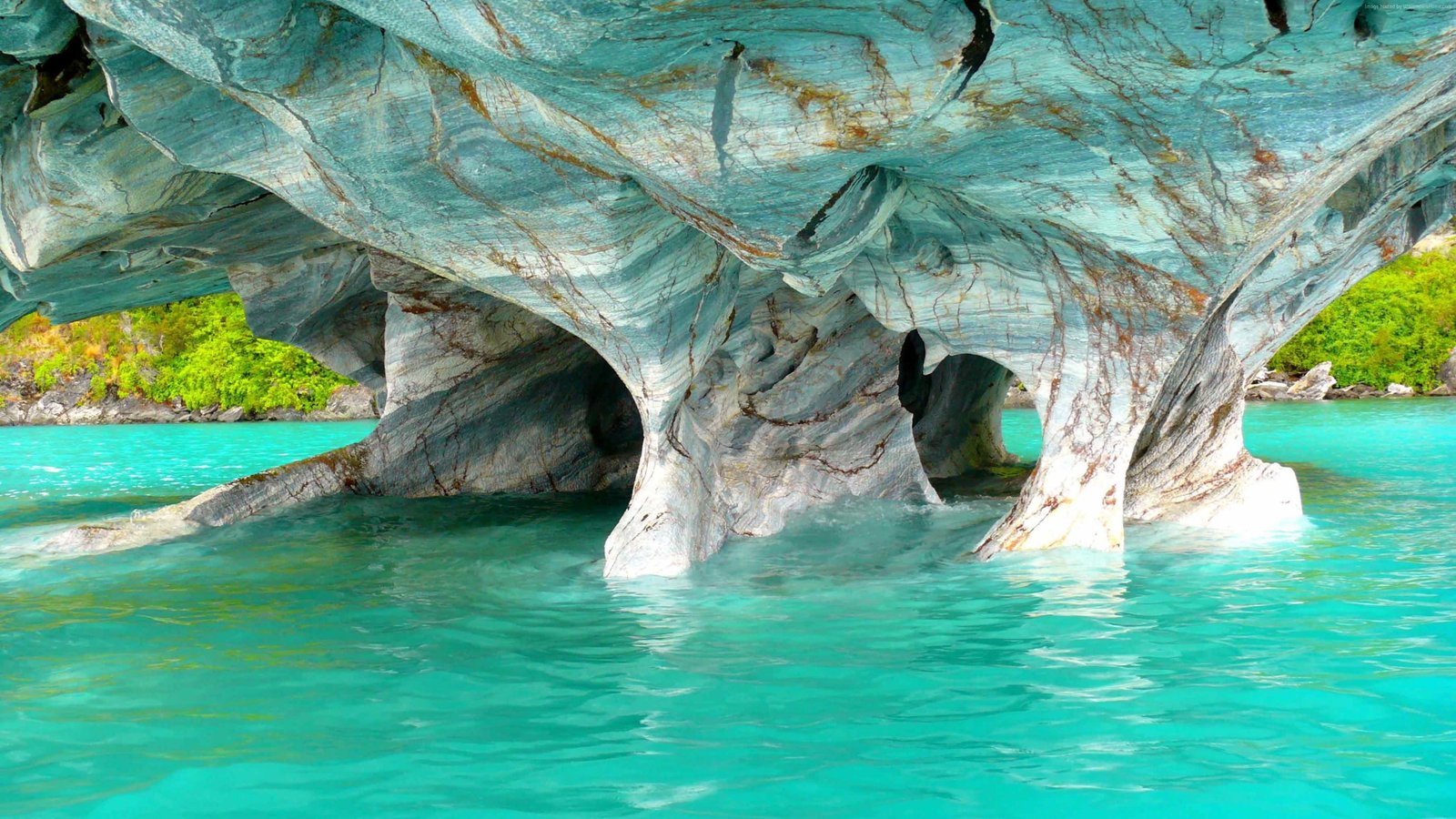 body of water vacation general carrera lake marble cave caves 2k 4k