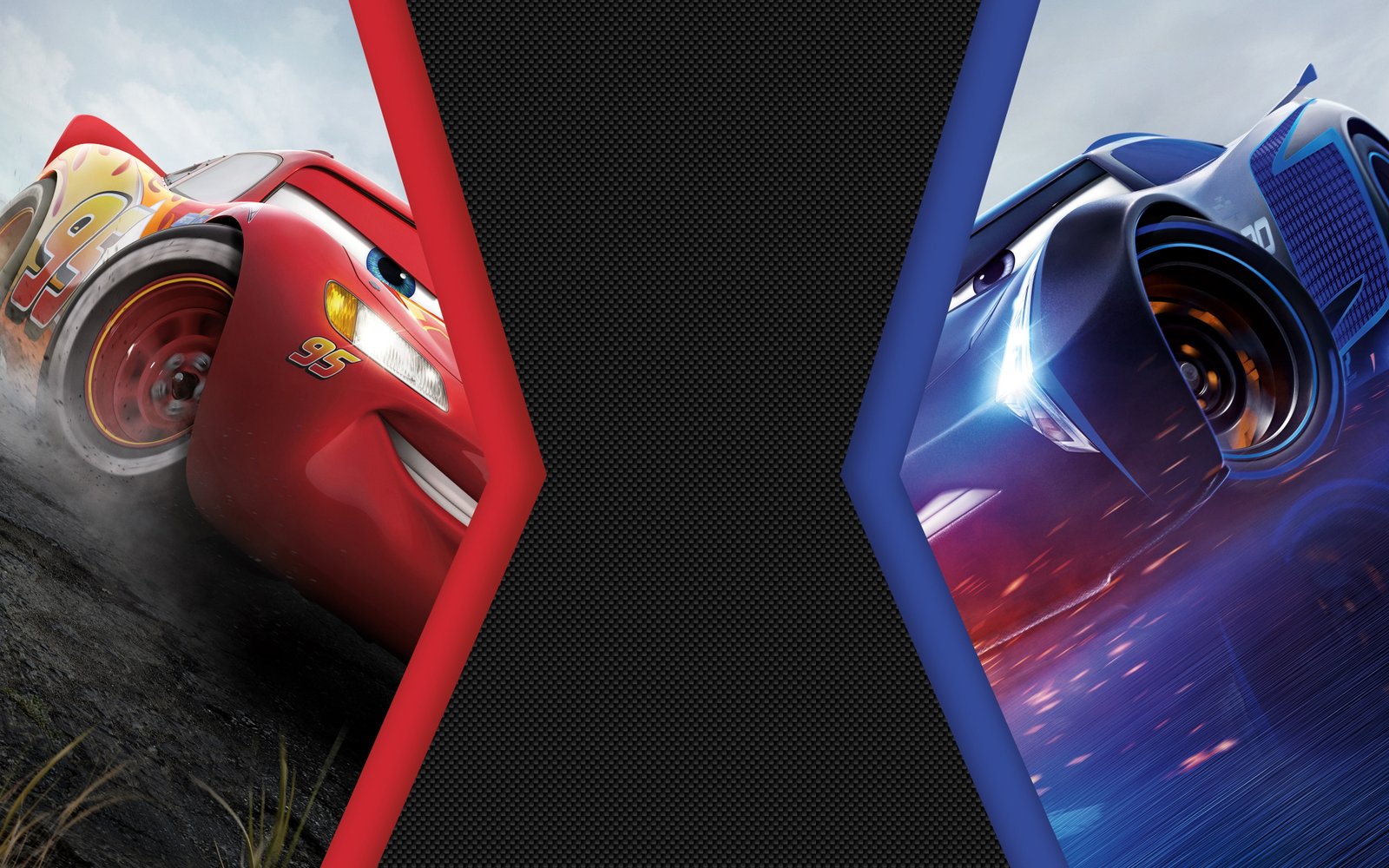 Cars 3 Lightning McQueen Vs Jackson Storm transportation 2k 4k