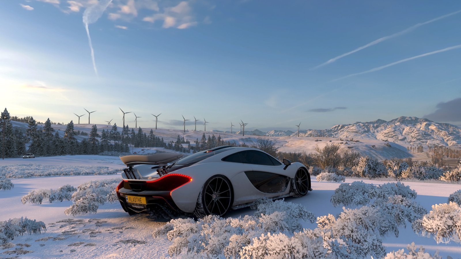 Forza Horizon 4 video games car vehicle snow screen shot 2k 4k