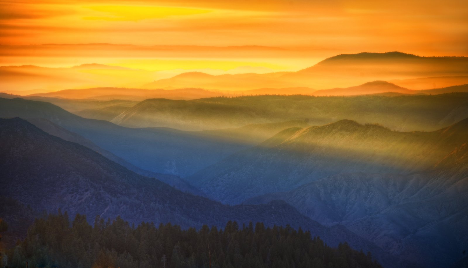 landscape photography of mountains during golden hour rays 2k 4k 5k