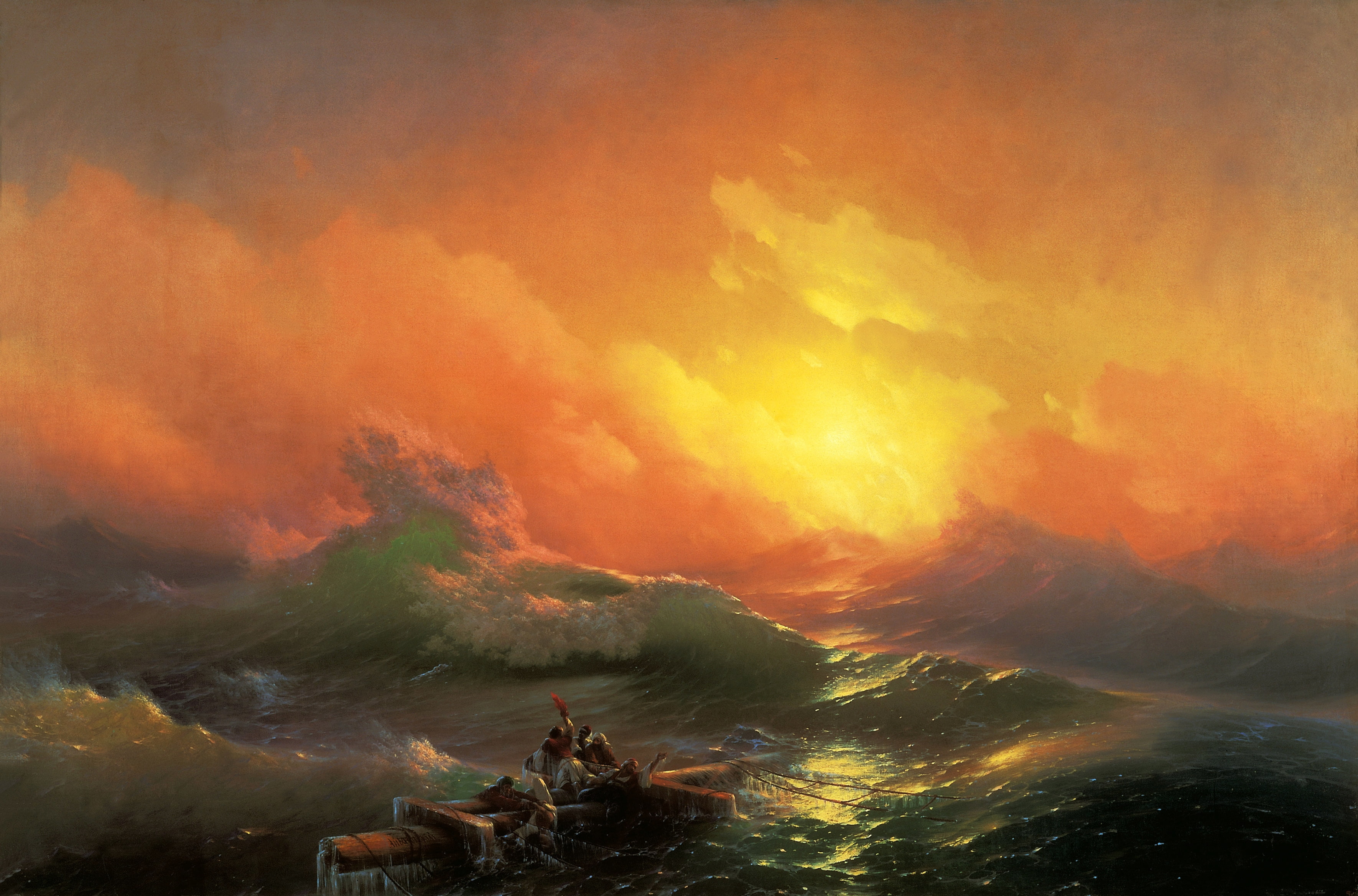 paintings ocean waves artwork ivan aivazovsky Nature Oceans HD Art 2k 4k