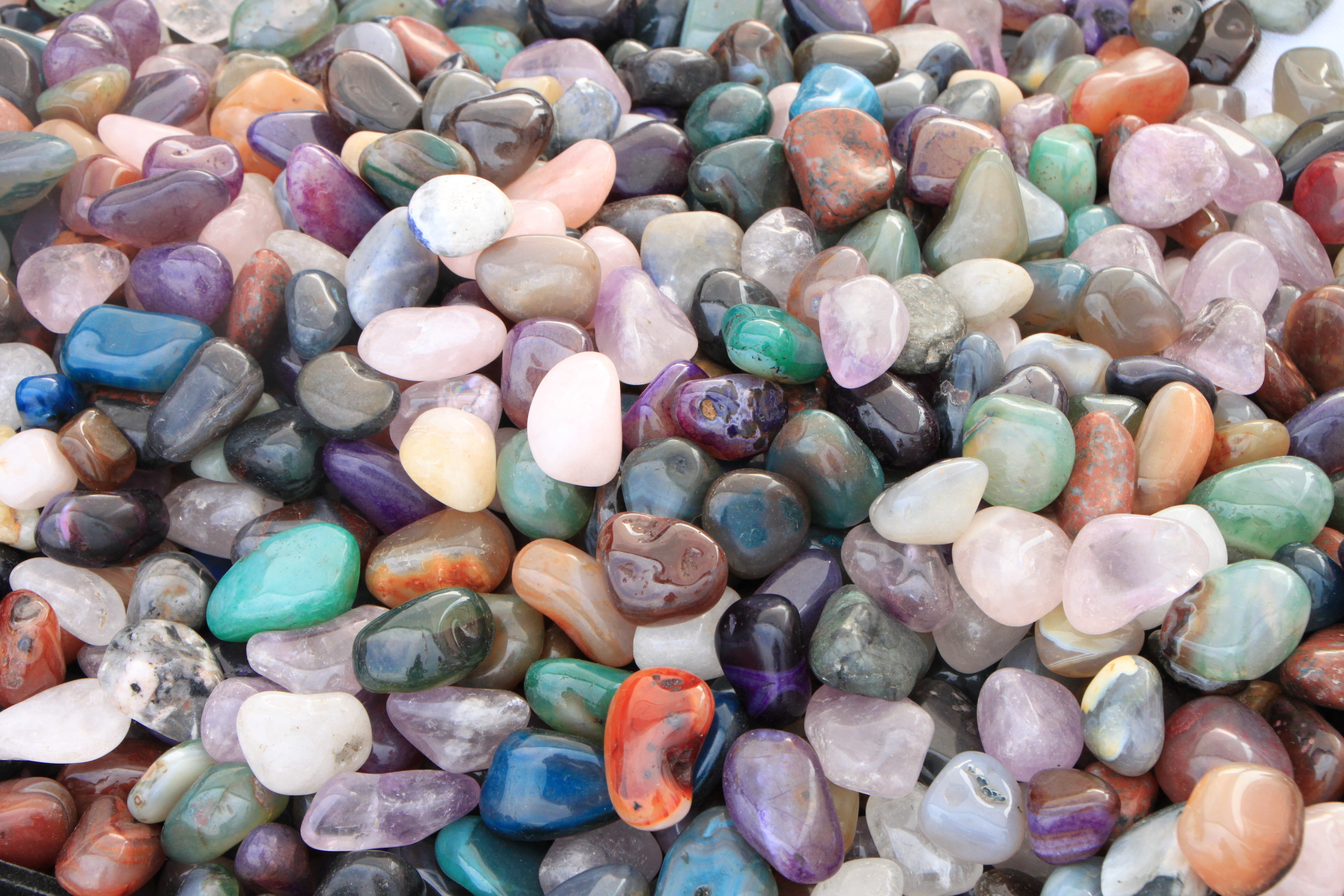 photo of multicolored pebbles gemstone geology mineral expensive 2k 4k 5k