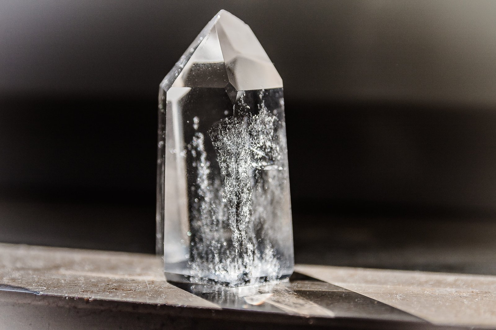 quartz crystal rock mineral healing stone gem clear 2k 4k