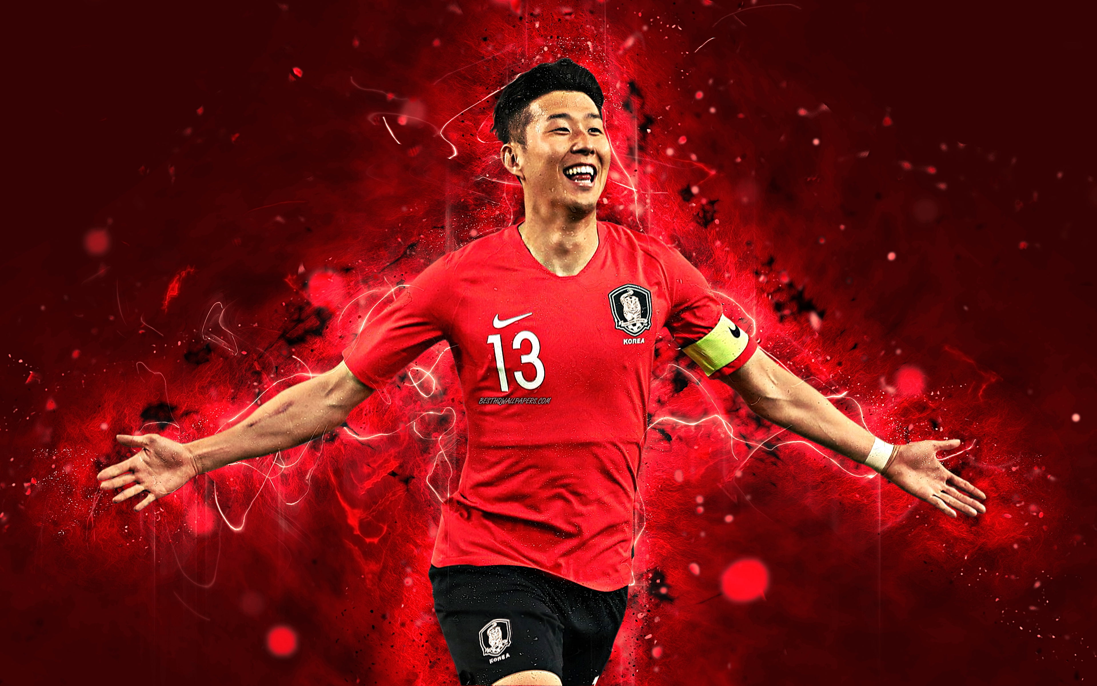 Soccer Son Heung Min South Korean 2k 4k