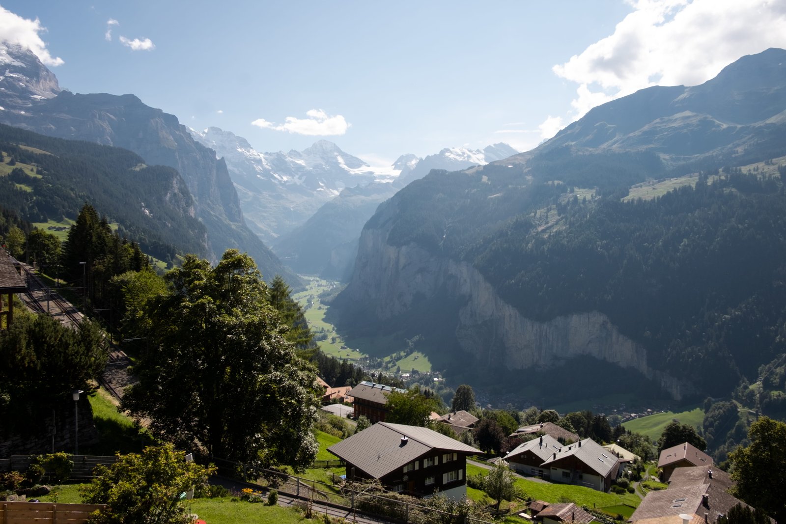 switzerland wengen jungfrau valley mountains hills height 2k 4k 5k