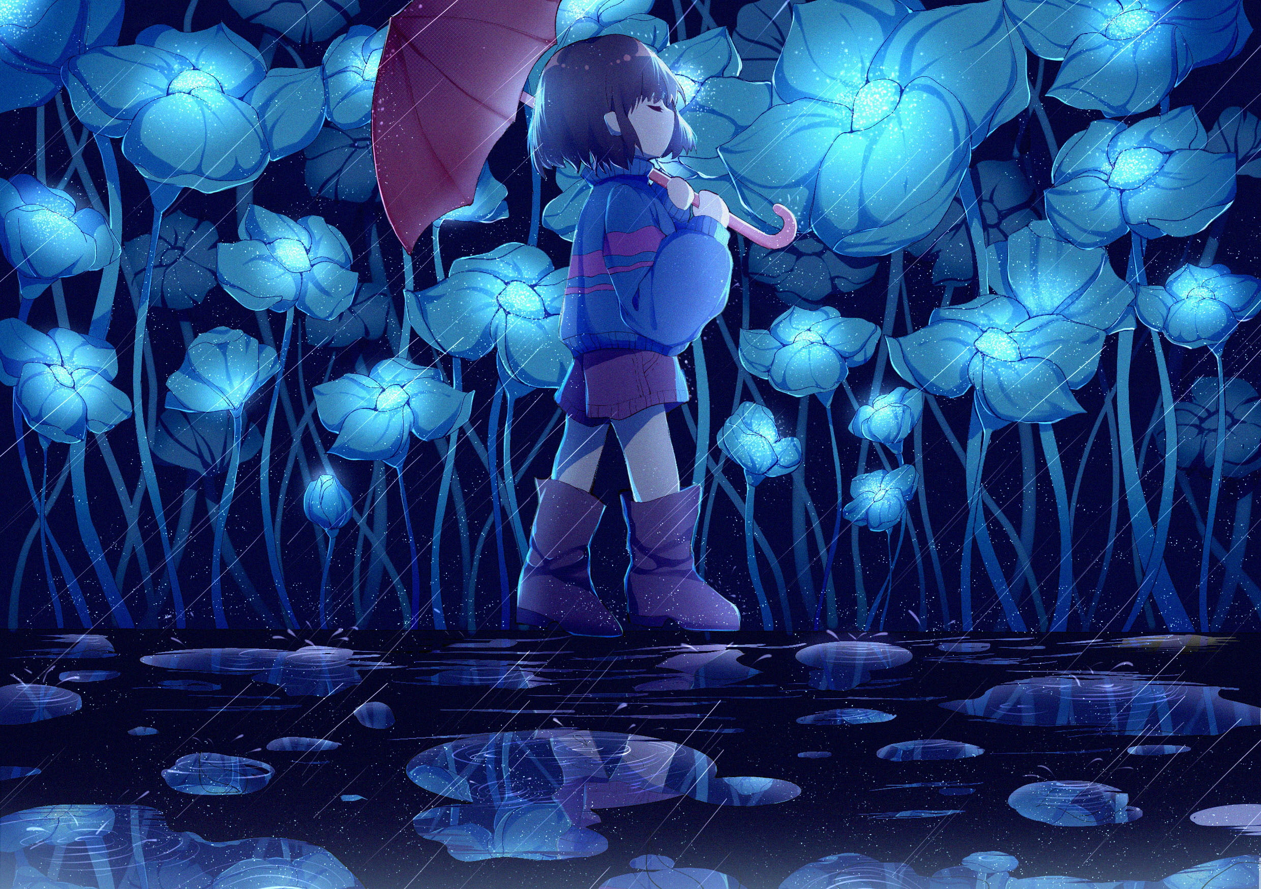 Video Game Undertale Frisk 2k