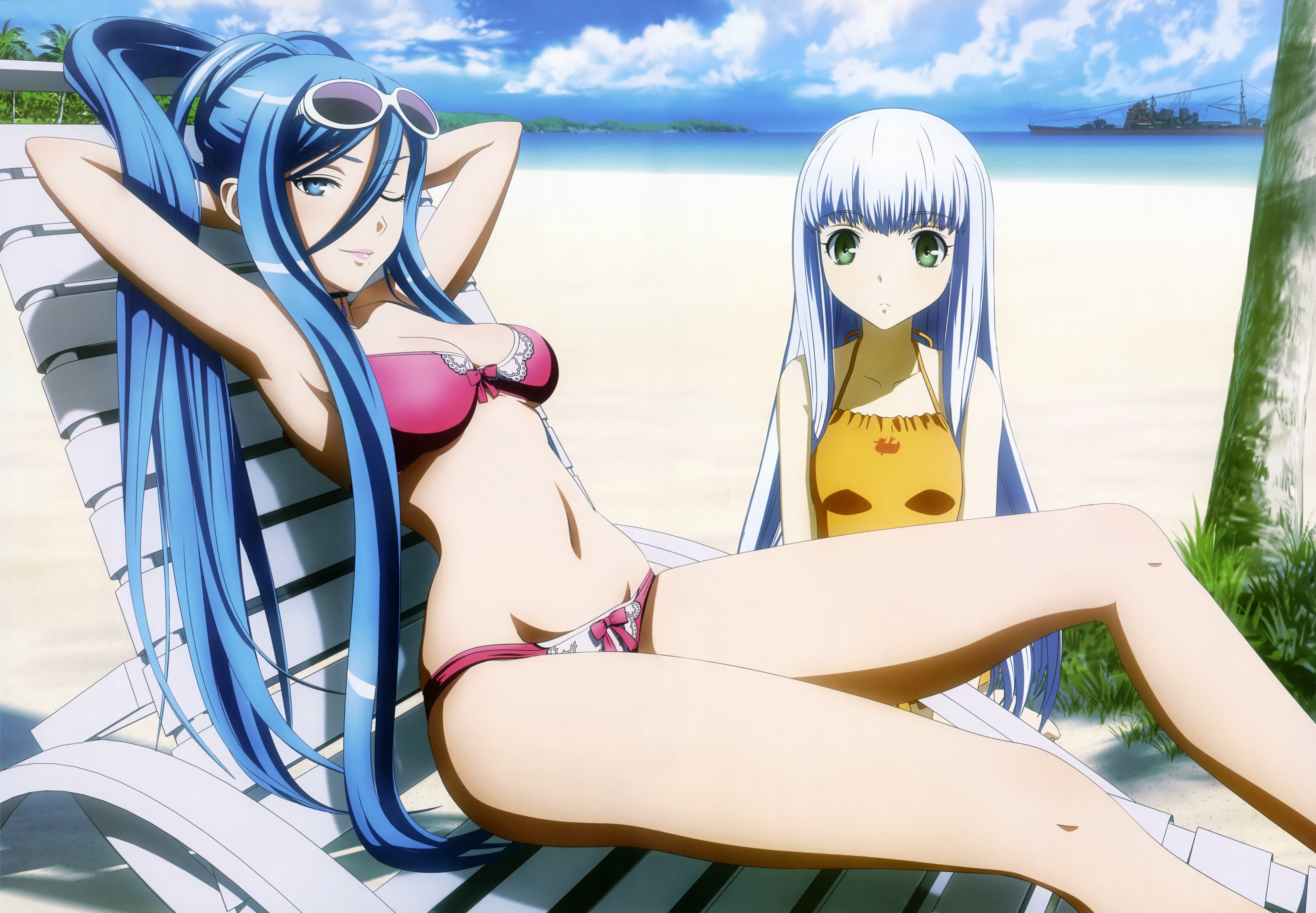 anime aoki arpeggio beach girls glasses hagane iona 2k 4k 5k