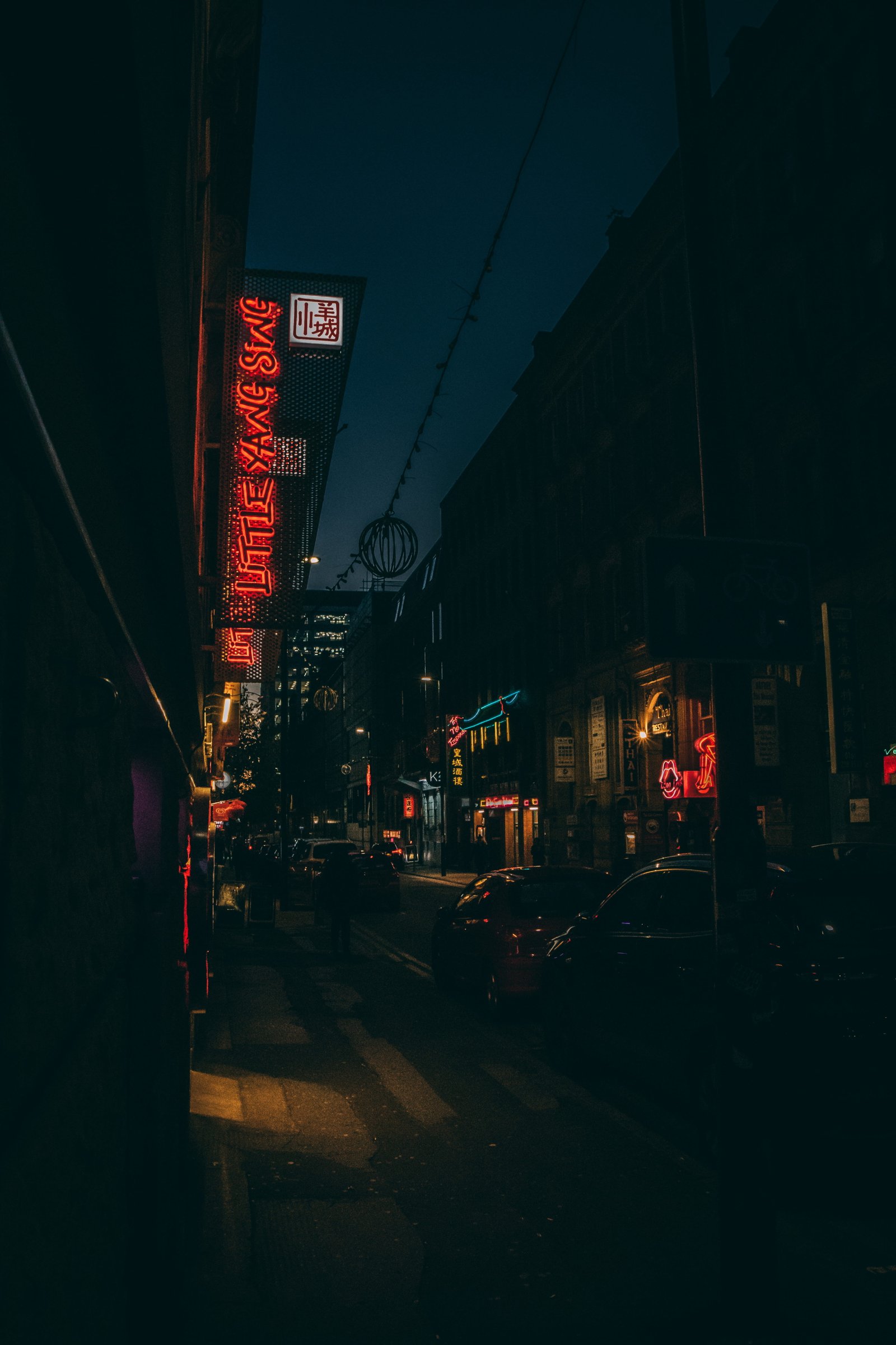 cars on road aesthetic blessuh photographer downtown late night 2k 4k